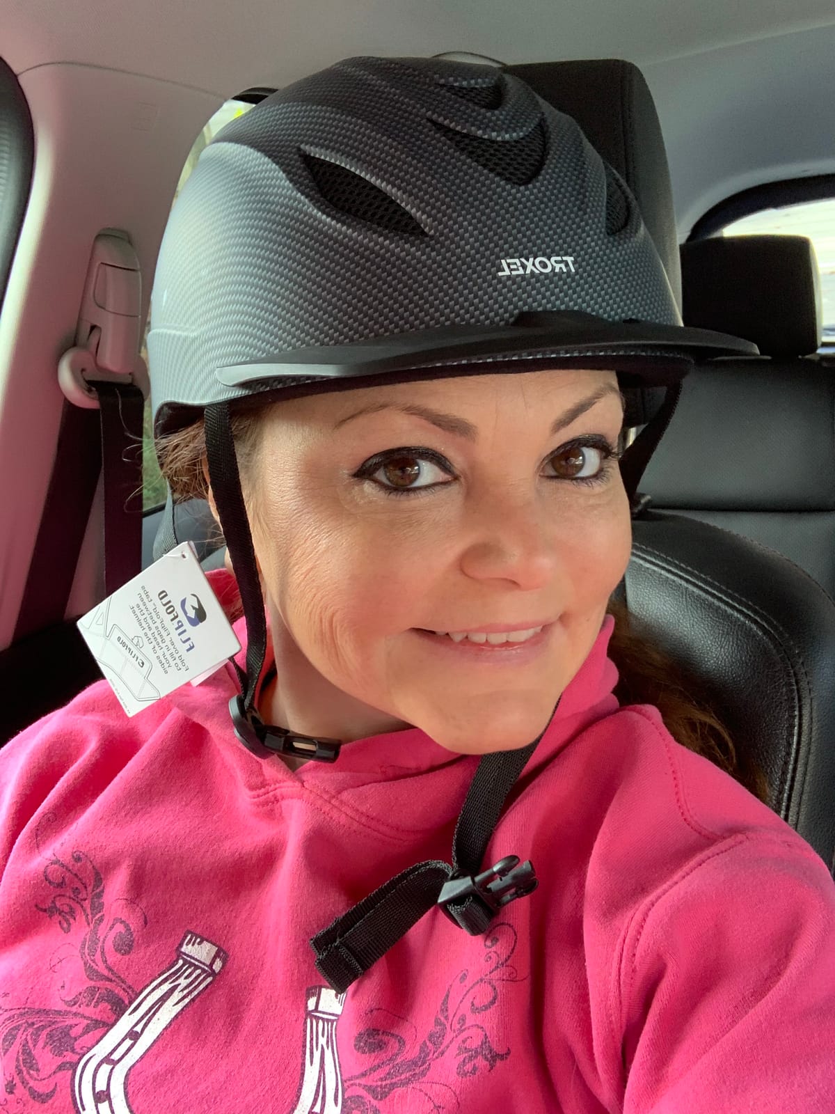 Troxel Intrepid Saddle Horse Riding Helmet, Low-Profile Adjustable Design, Safety Horseback Riding Gear customer photo 2