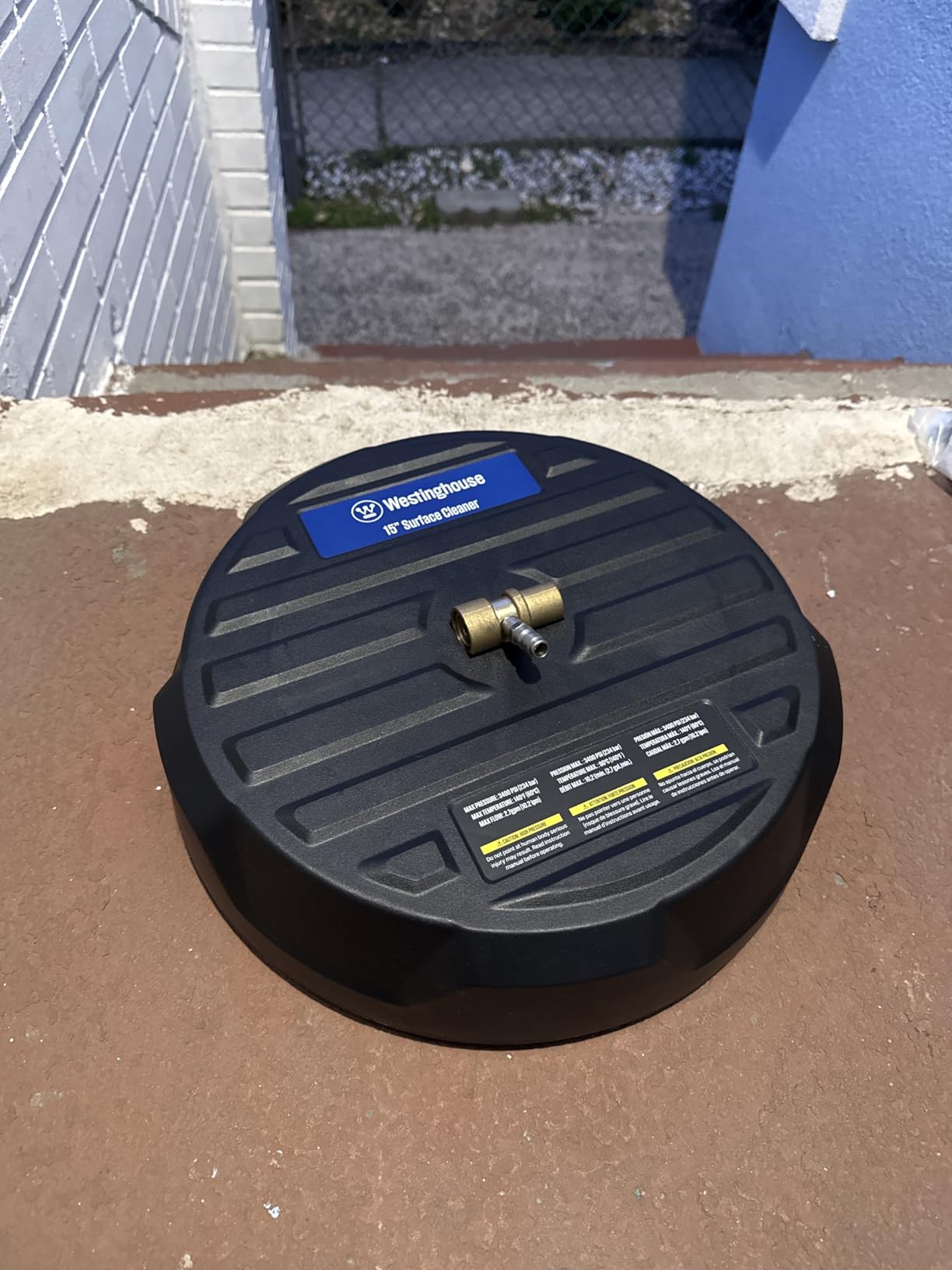Westinghouse Universal 15” Pressure Washer Surface Cleaner Attachment - 3400 Max PSI, 1/4” Connector - For Gas and Electric Pressure Washers customer photo 2