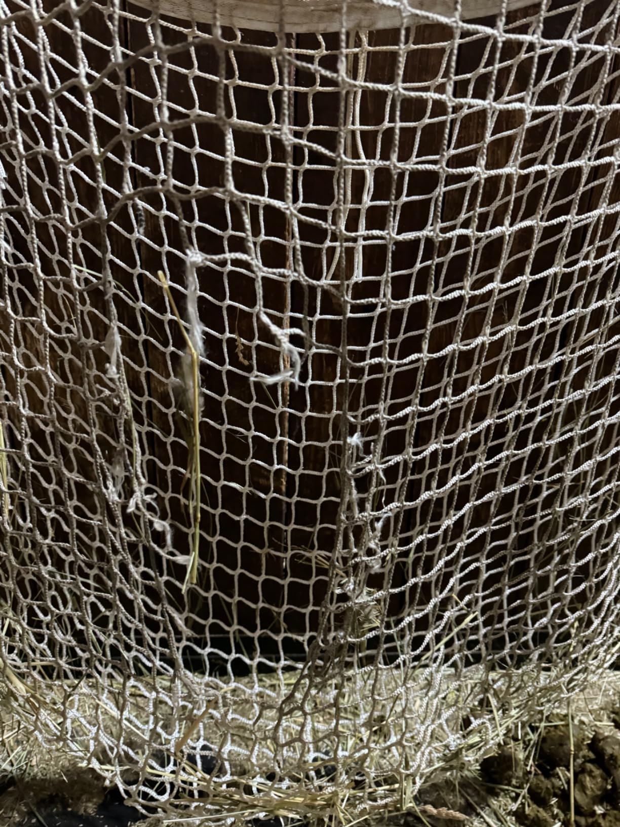 Fabbay 2 Pcs Slow Feed Hay Net for Horses, 35 x 31 Inch Hay Bag, Black customer photo 2