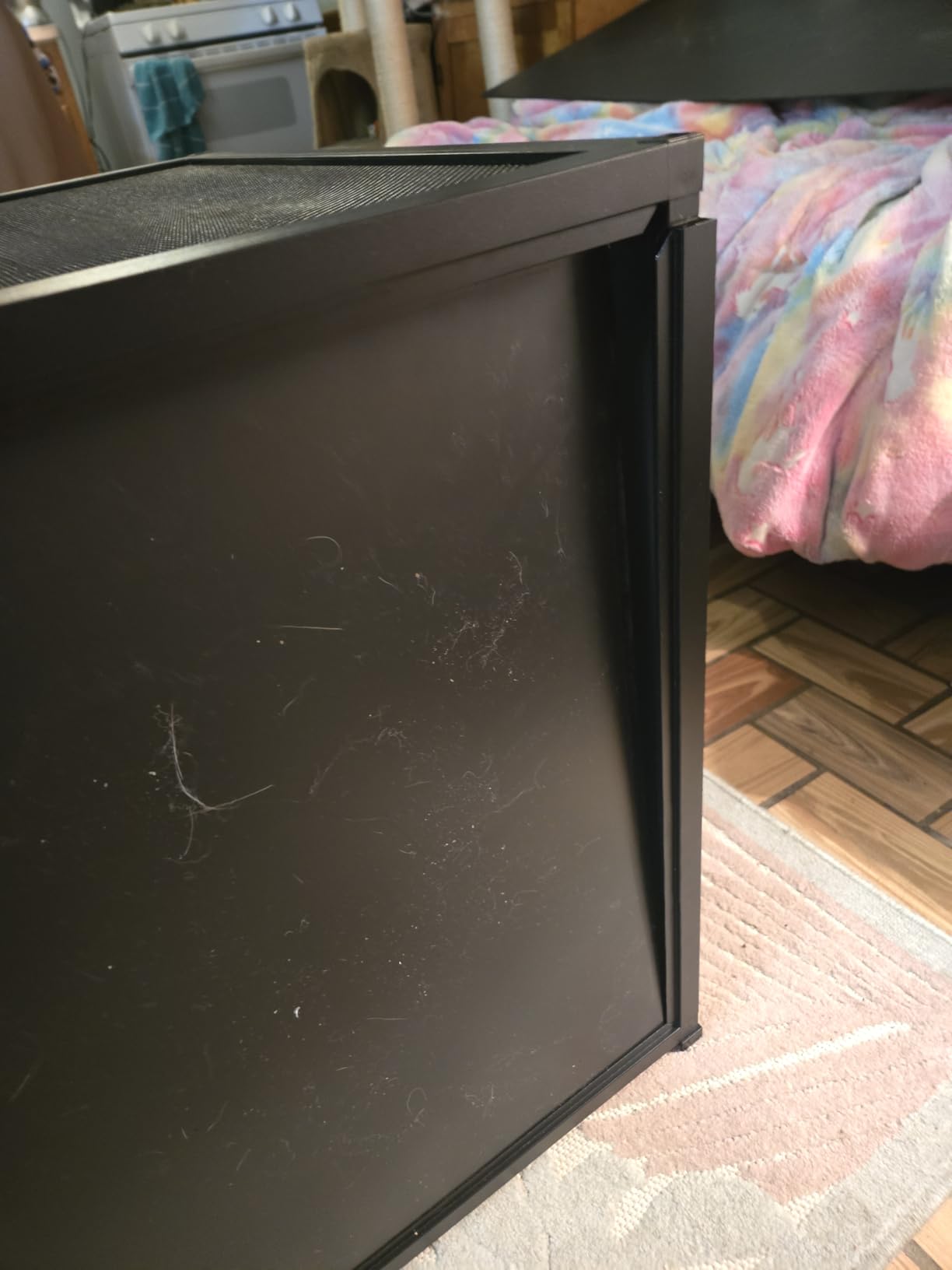 Reptile Terrarium 120 Gallon Large, PVC Enclosure Breeding Tank for Bearded Dragon Gecko Lizard Snake, Wide Breeding Lounge Vivarium Area with Ventilation, Suit for Juvenile to Adult Reptiles customer photo 2