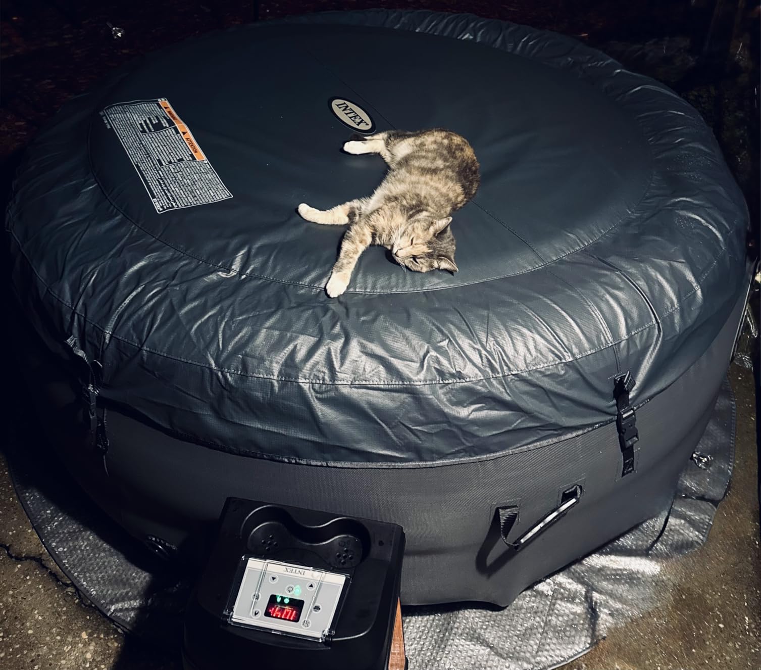 INTEX SimpleSpa 4 Person Inflatable Hot Tub, Portable Spa with 100 Jets customer photo 1