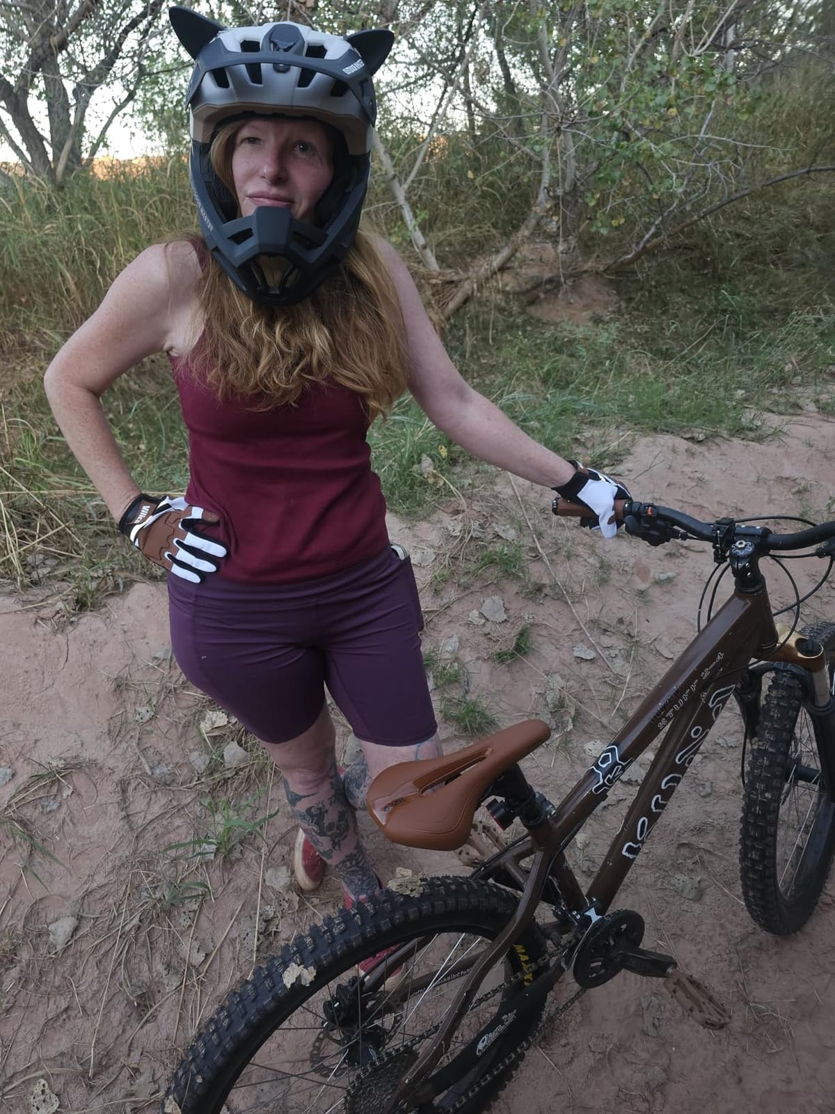 OutdoorMaster Full Face Mountain Bike Helmet, Lightweight for BMX/DH customer photo 1