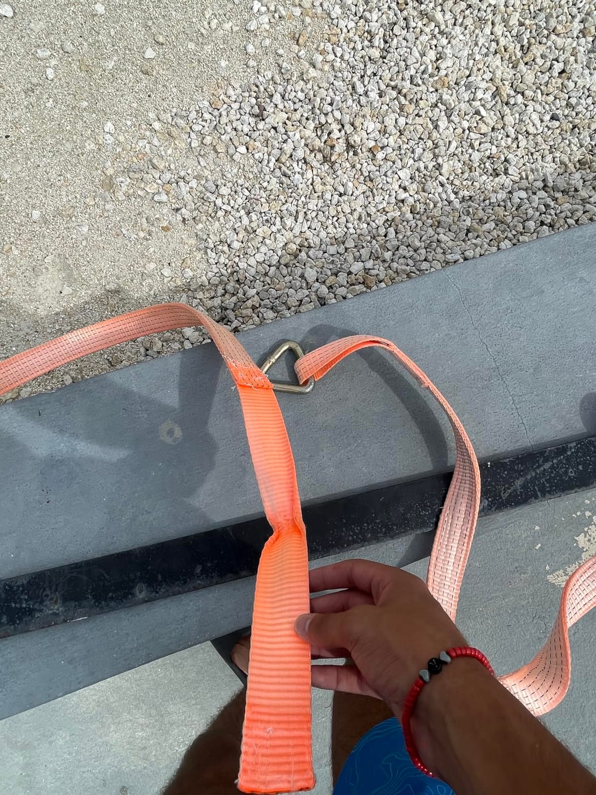 2800lbs Watercraft Lift Sling Polyester Lifting Straps for Personal PWC Jet Ski 43'' Watercraft Sling 39.37'' Steel Bracket Capacity Jet Ski customer photo 2