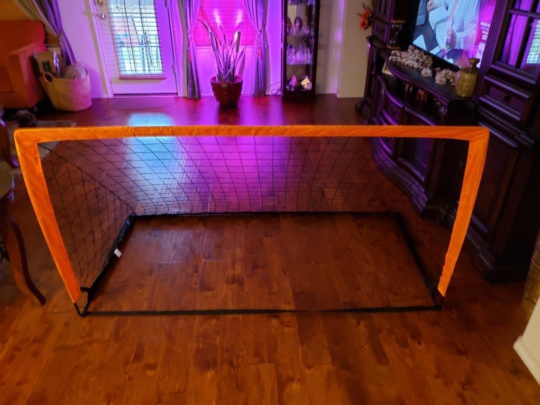Happy Jump Kids Backyard Soccer Goals 7x5 & 5x3.6 FT, Portable Outdoor Play customer photo 1