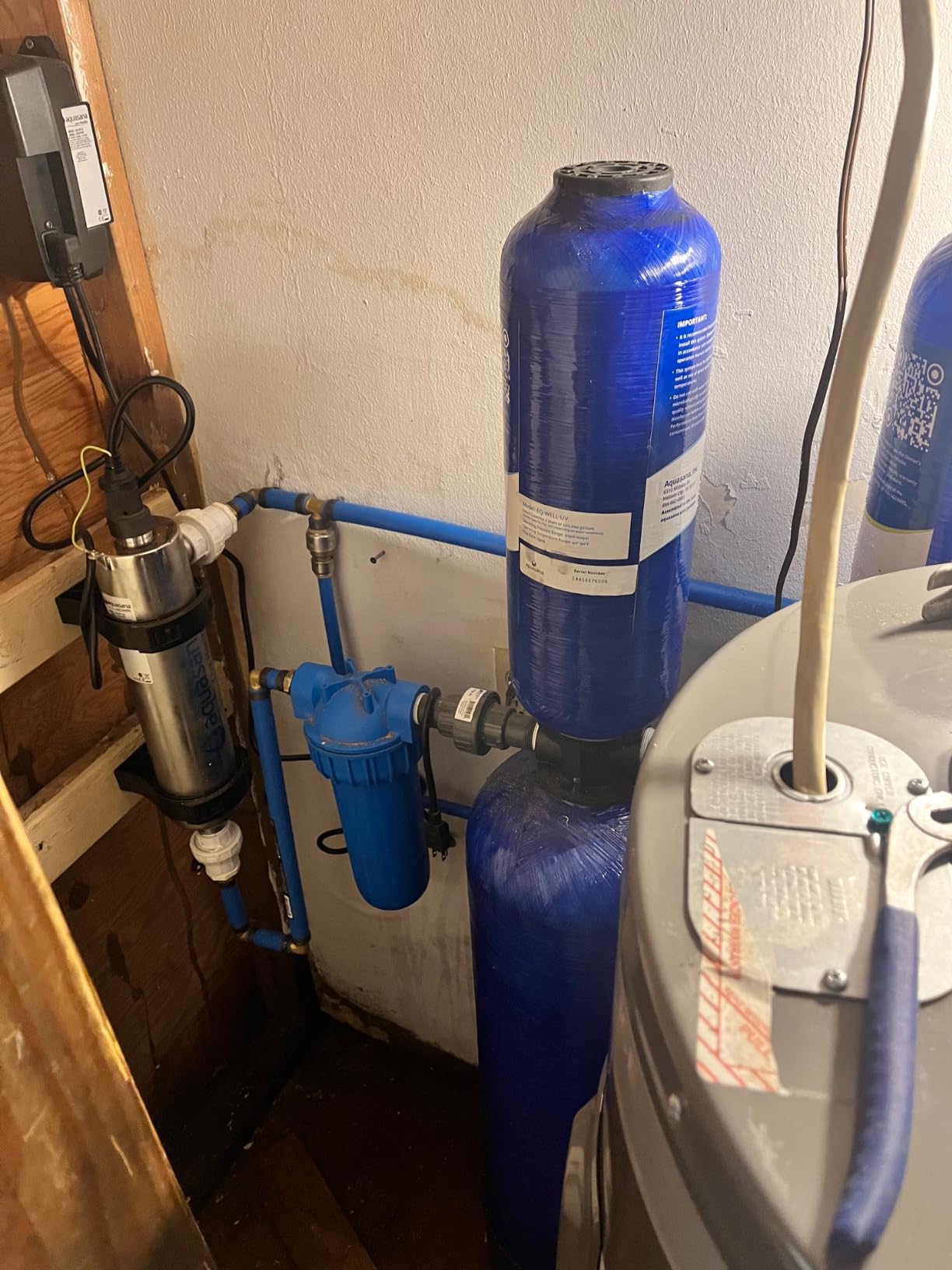 Aquasana Whole House Well Water Filter | 500K-Gallon | UV | WH-Well-CT-UVS customer photo 1