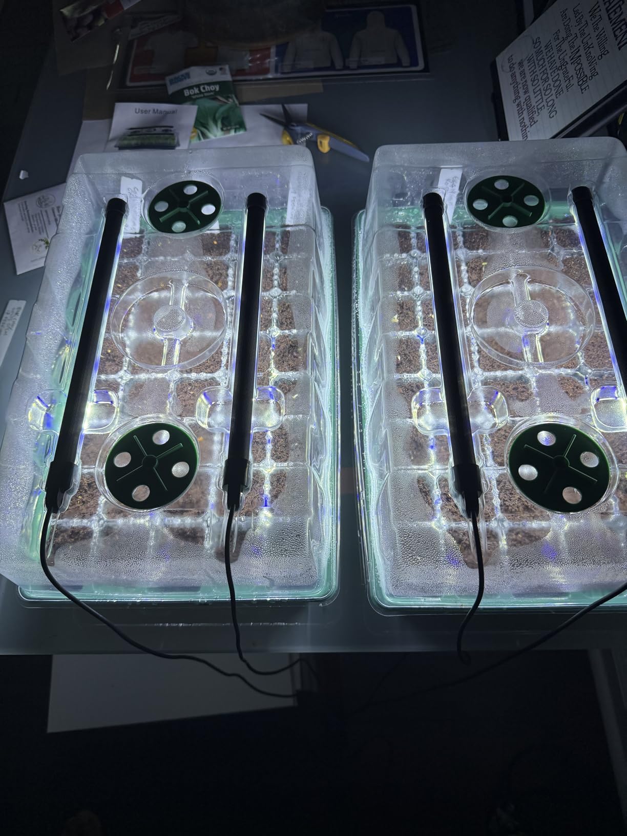 Sondiko Seed Starter Tray with Grow Light, 80 Cells Starter Kit customer photo 1