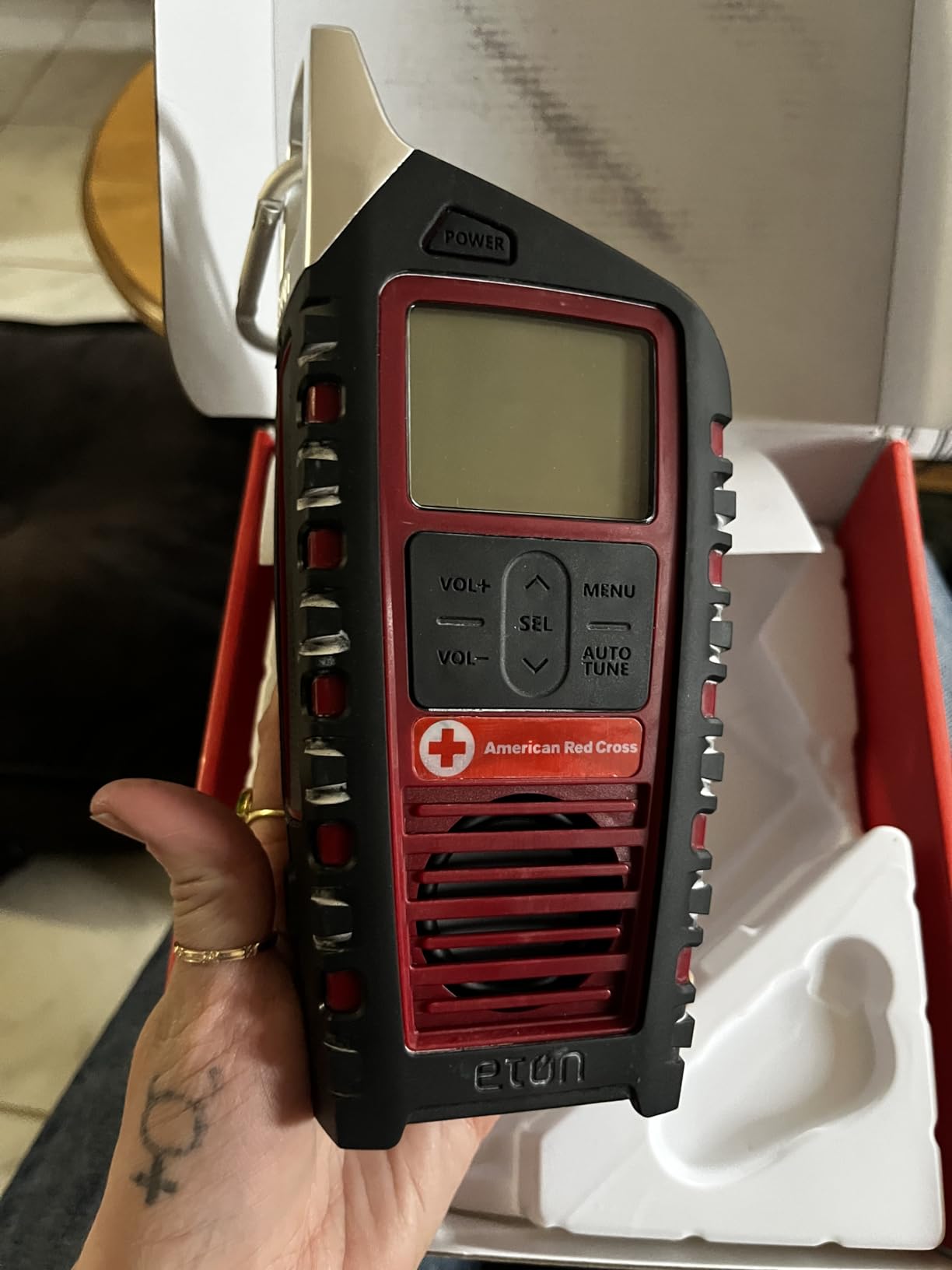 Eton Odyssey Hand Crank NOAA Weather Radio, All Band Emergency Radio, AM/FM Shortwave Storm Radio, Bluetooth, Phone Charger, RDS, Solar, Multi-Function Flashlight, Camping, Hiking customer photo 2