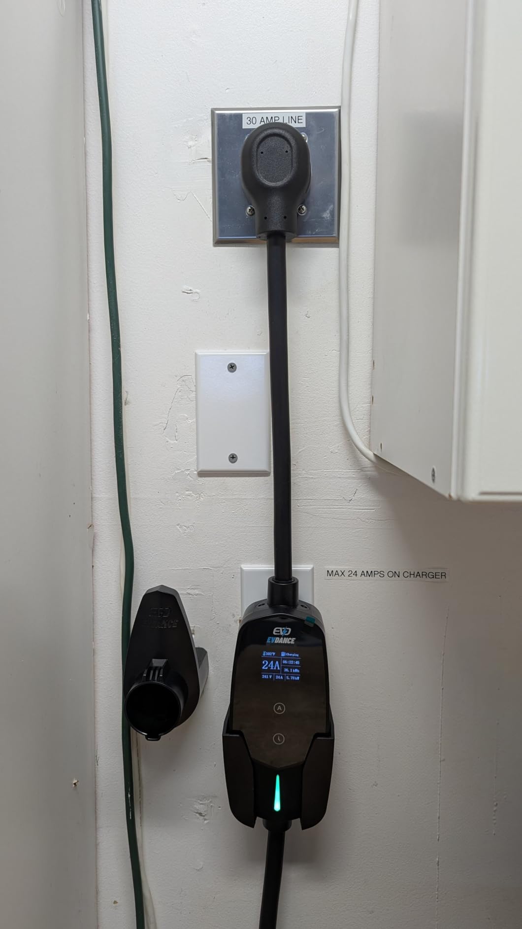 EVDANCE Level 2 EV Charger (32Amp, 240V, NEMA 14-50P), 7.68kW Fast Portable & Home Electric Car Charger with 25ft Cable, Adjustable Current/Delay Chargin for J1772 EVs customer photo 2
