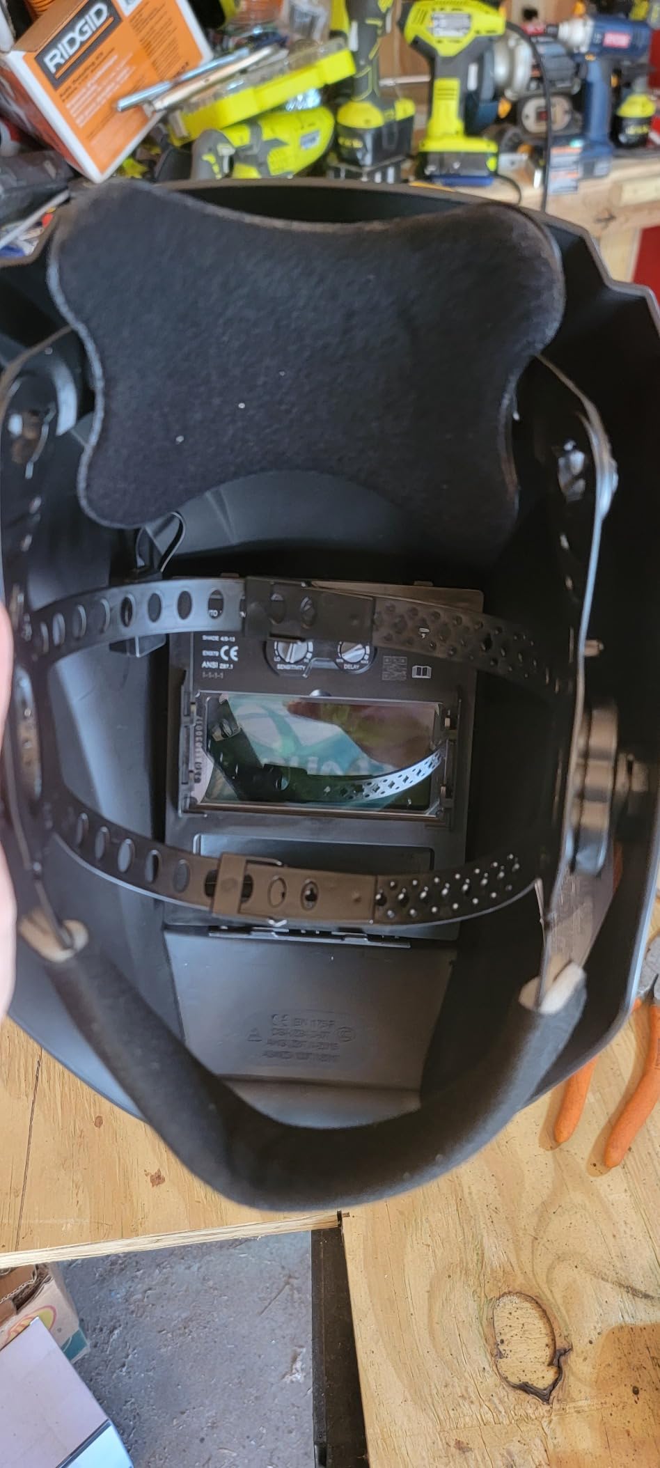Sunstac Auto-Darkening Welding Helmet, Shade 4/9-13 with Light customer photo 1