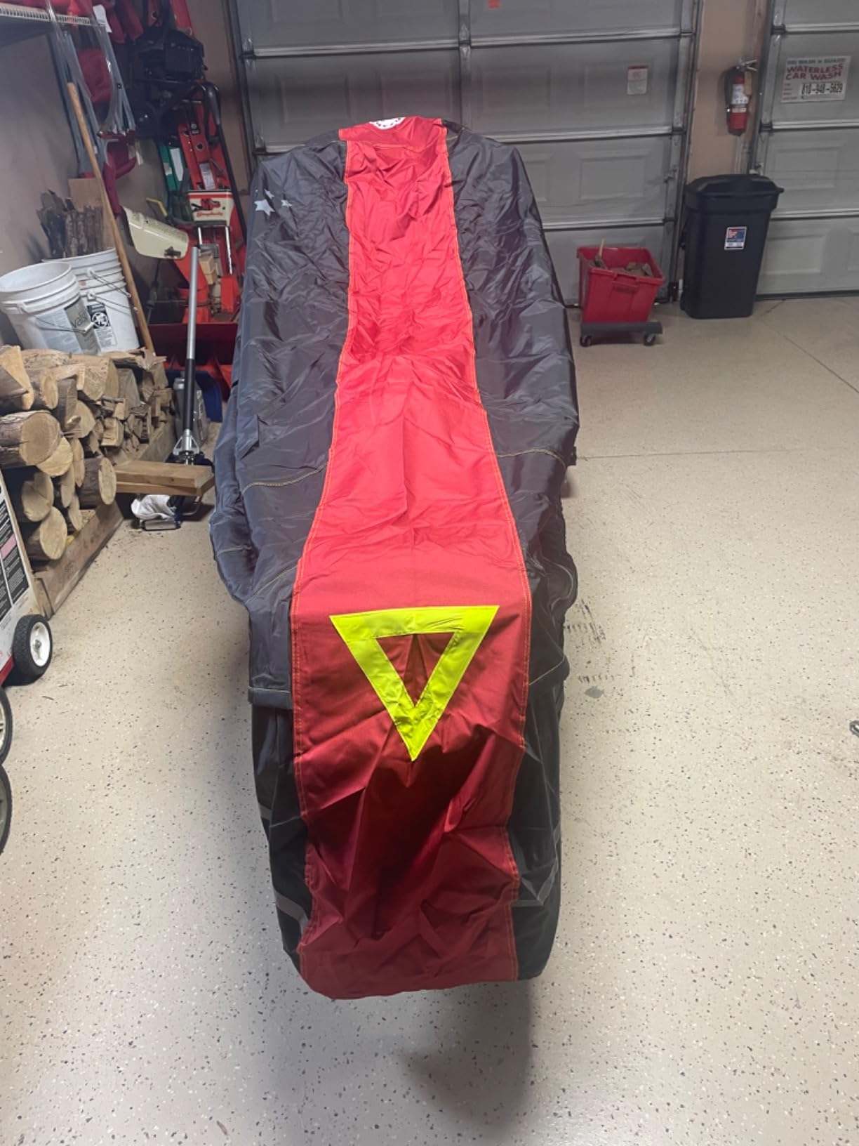 LIBZAKI Snowmobile Cover Waterproof Sled Ski Cover 600D Heavy Duty Oxford Fabric Freeze-Resistant Down to -40°F Compatible with Polaris,Ski-Doo,Arctic Cat,Yamaha,Lynx,Camso,CFMOTO 106