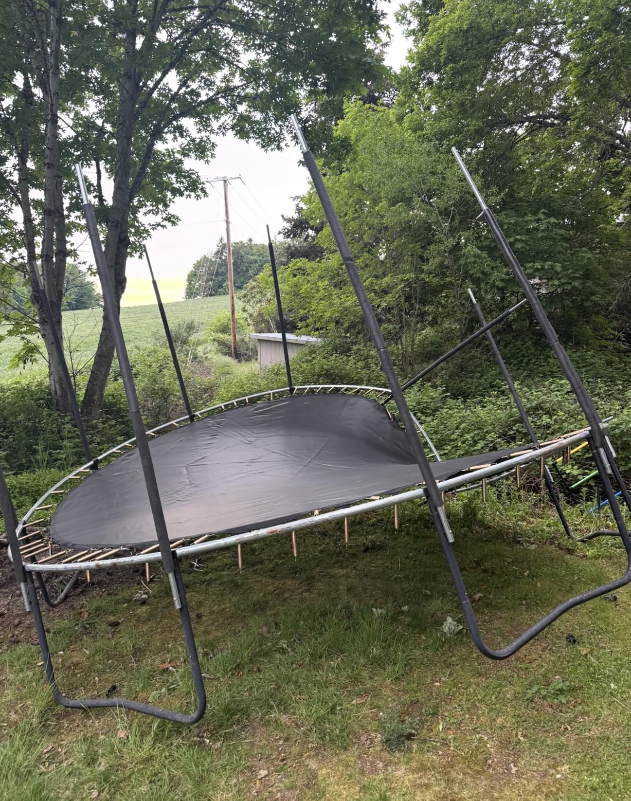 YORIN Outdoor Backyard Bouncer with Basketball Hoop 1500LBS Capacity customer photo 2