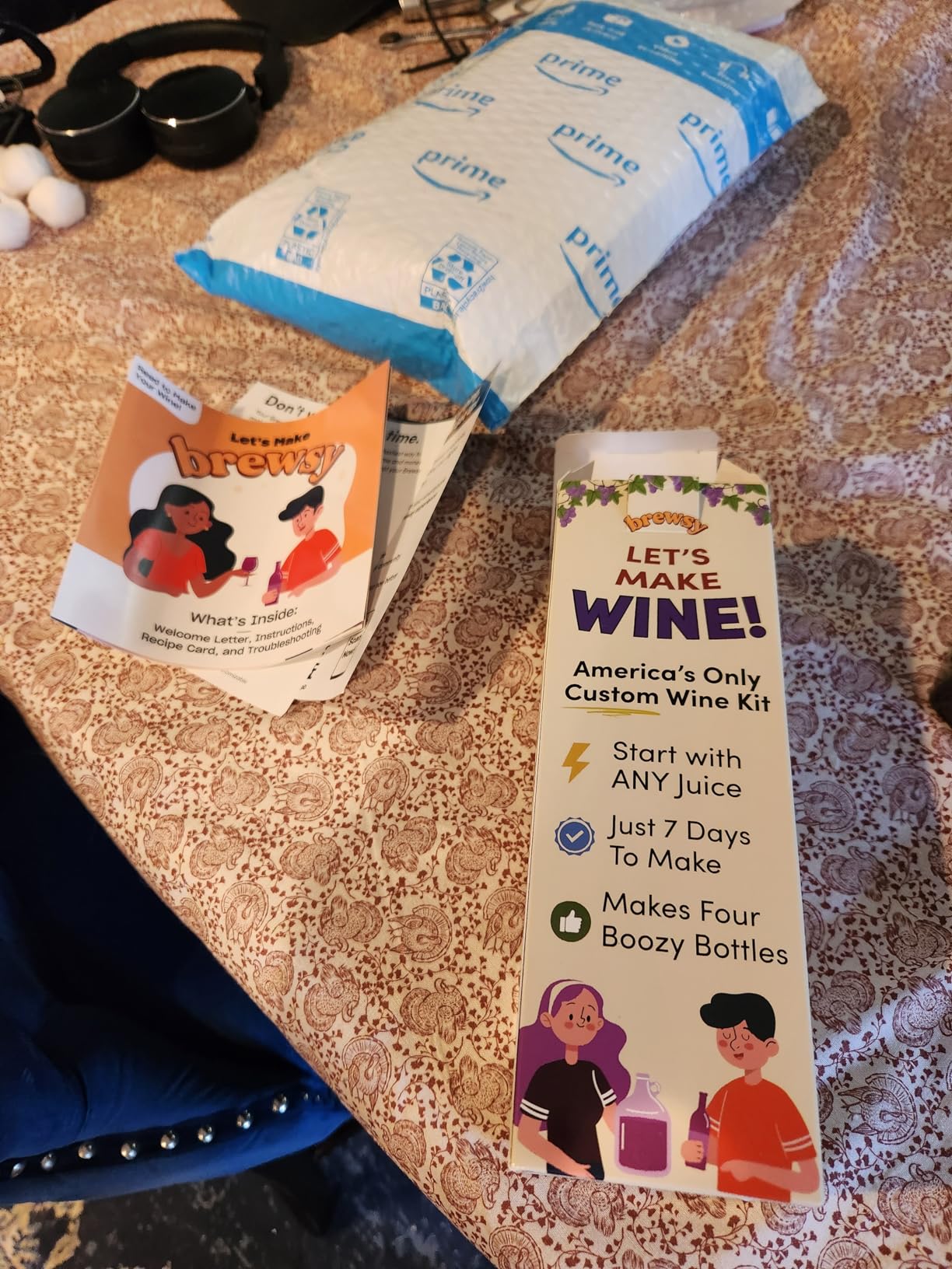 Brewsy Starter Kit for Wine Making - Custom Wine Kit - 4 Bottles in 9 Days - Red or White Wine - Use Any Juice customer photo 2