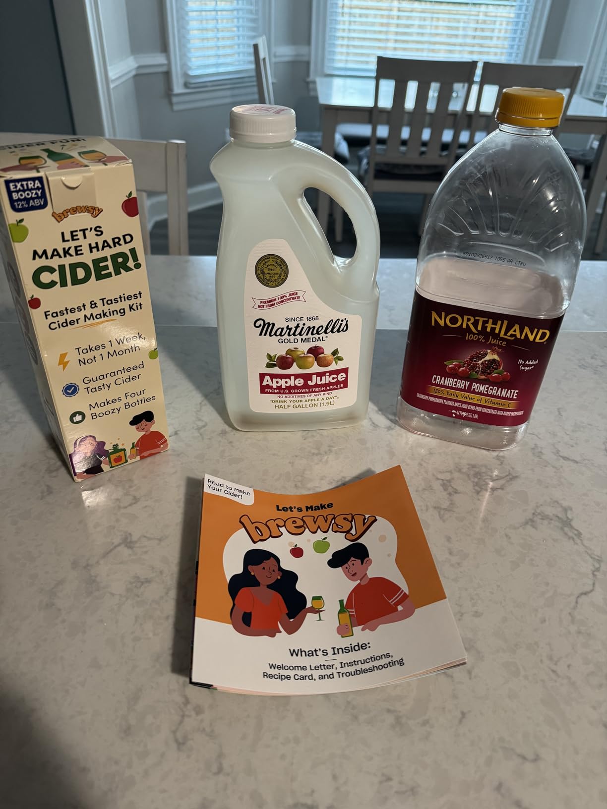 Brewsy Starter Kit for Cider Making - Custom Cider Kit - 4 Bottles in 9 Days - Use Any Juice to make Cider customer photo 1