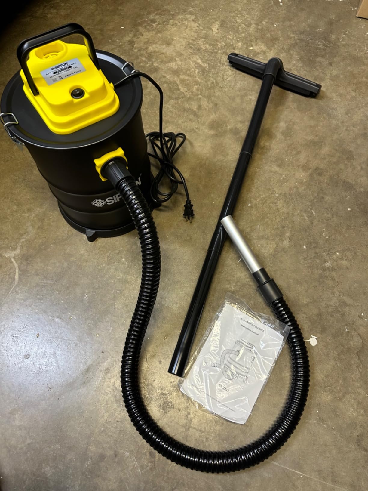 Ash Vacuum Cleaner, 1000W，4 Gallon for Pellet Stove & Fireplace customer photo 2