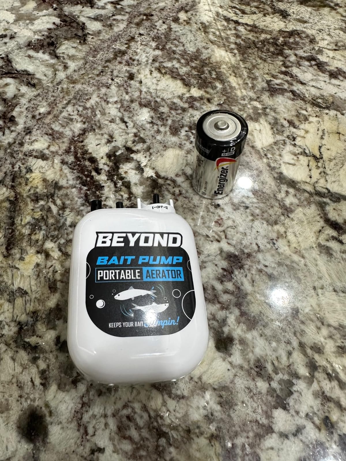 Beyond Bait Pump - 2-Speed Live Bait Aerator for Bait Buckets customer photo 2