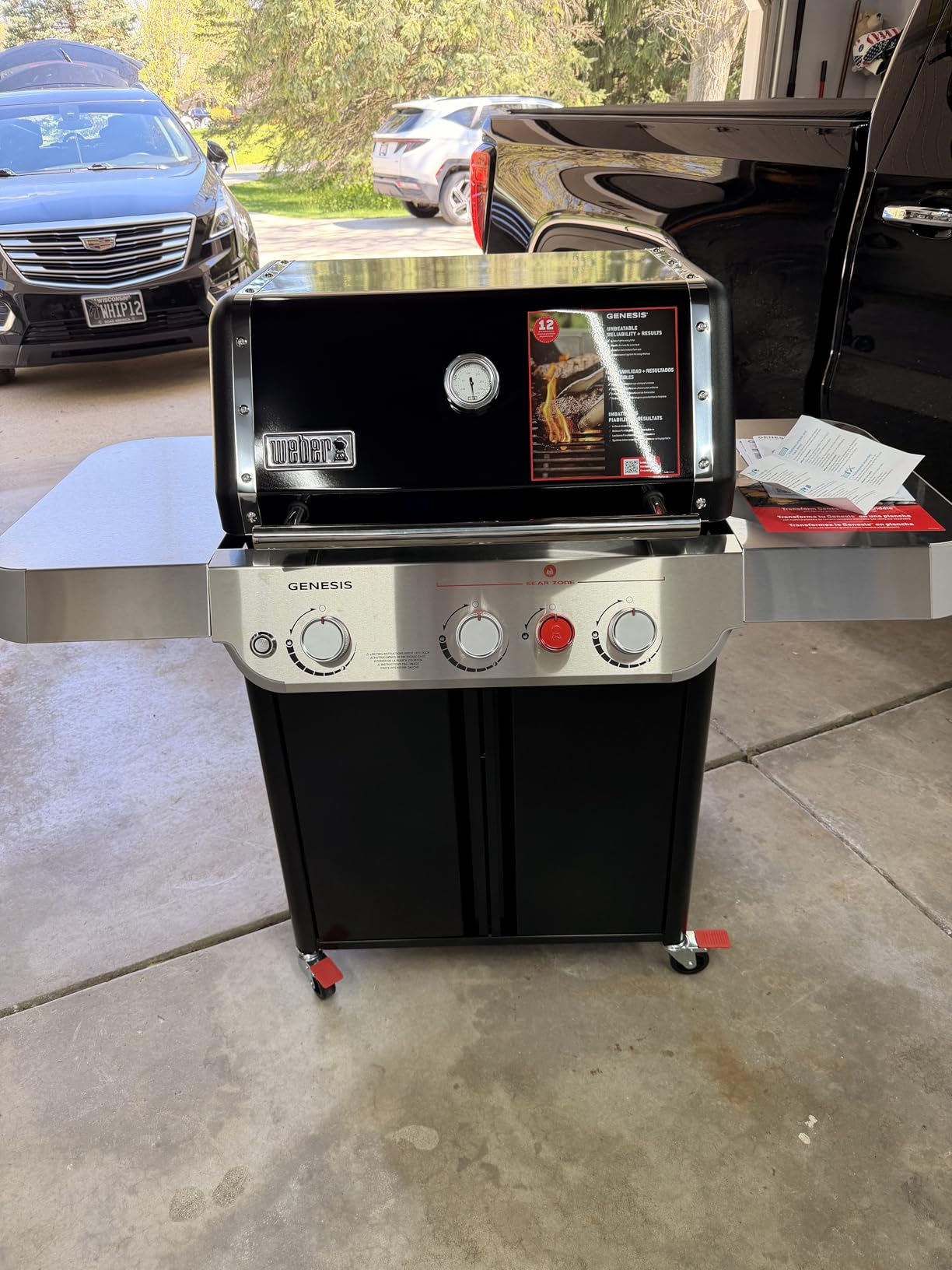 Weber® Genesis E-325 Gas Grill, Outdoor Cooking, Propane Grill, Black customer photo 1