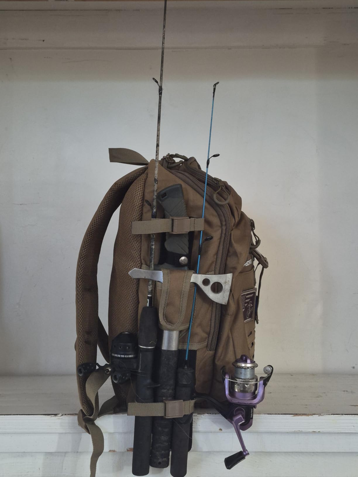 Piscifun Fishing Tackle Backpack, Rod & Gear Holder, Water-Resistant customer photo 1