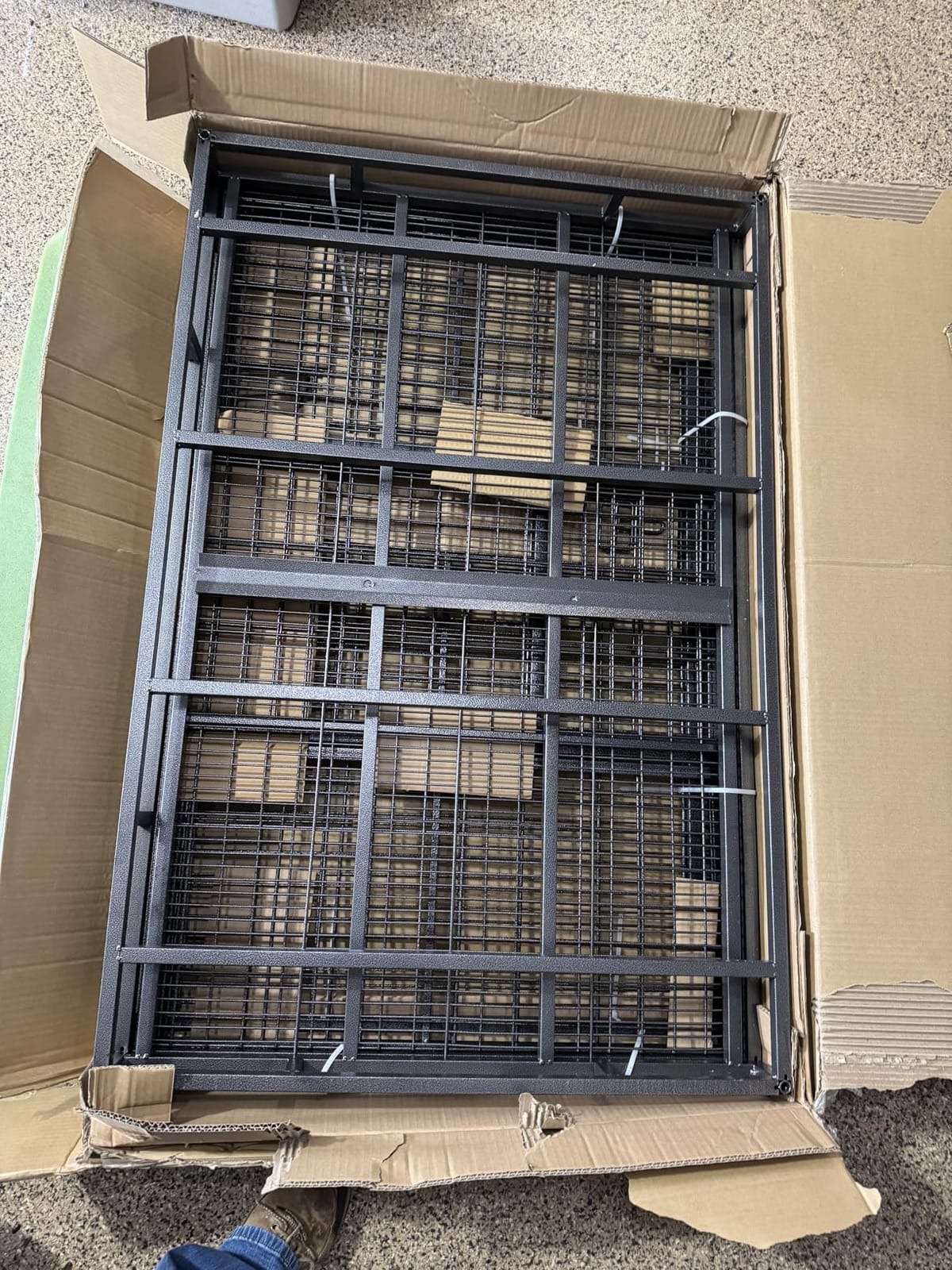 Yaheetech 42.5 Inch Stackable Dog Crate with Divider Open Top 2 Pack customer photo 1