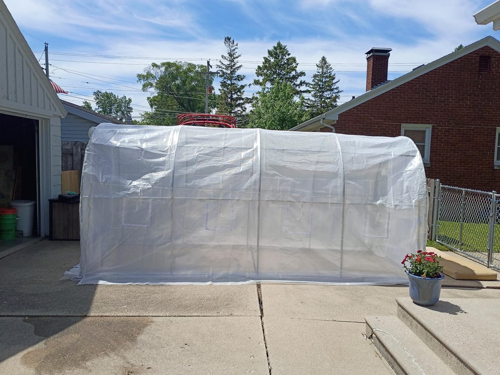 KING BIRD Premium 15x7x7 FT Greenhouse for Outdoors, Large Heavy Duty customer photo 1