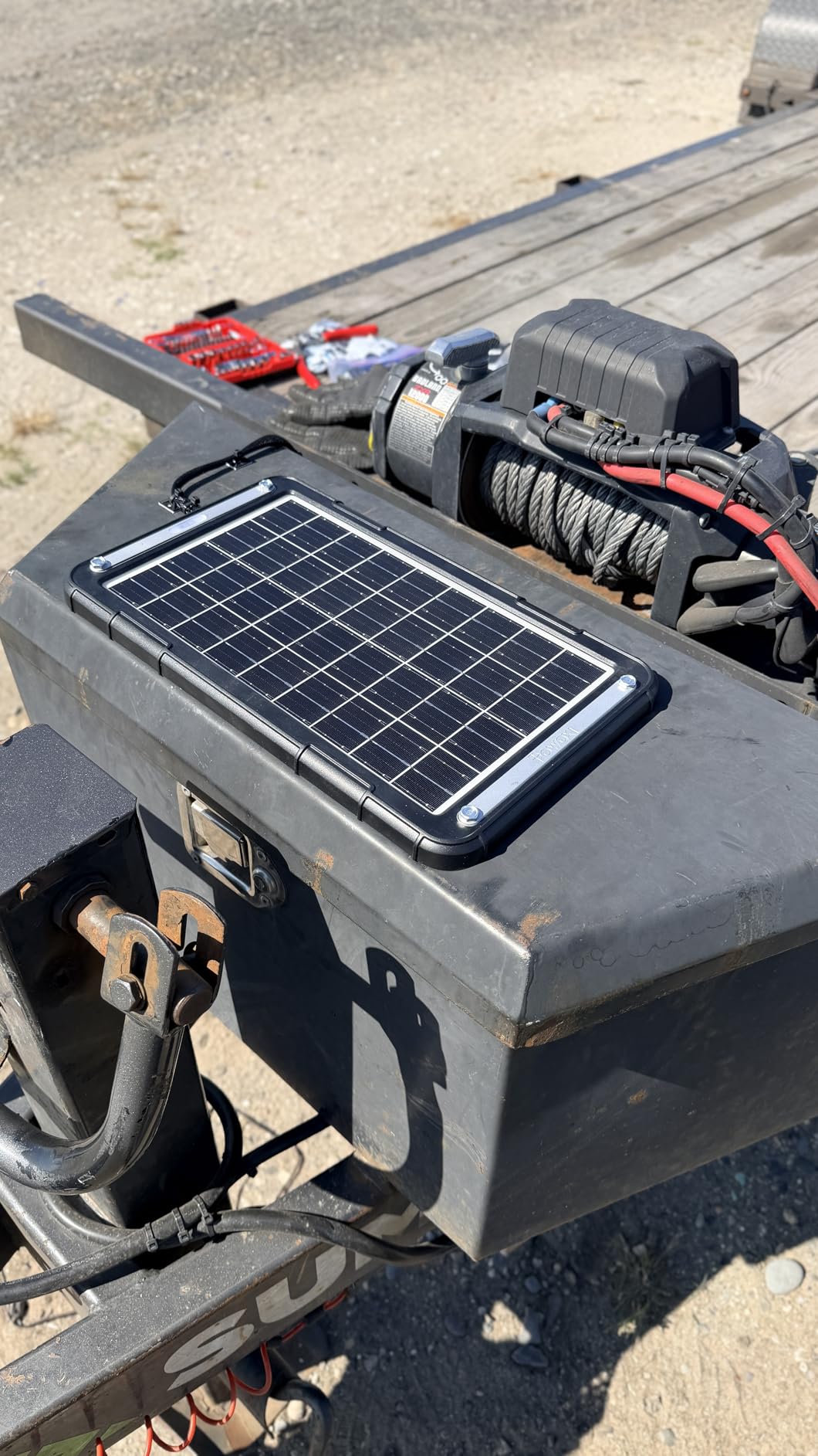 POWOXI 15W 12V Solar Battery Charger Trickle Maintainer Kit for Car customer photo 2