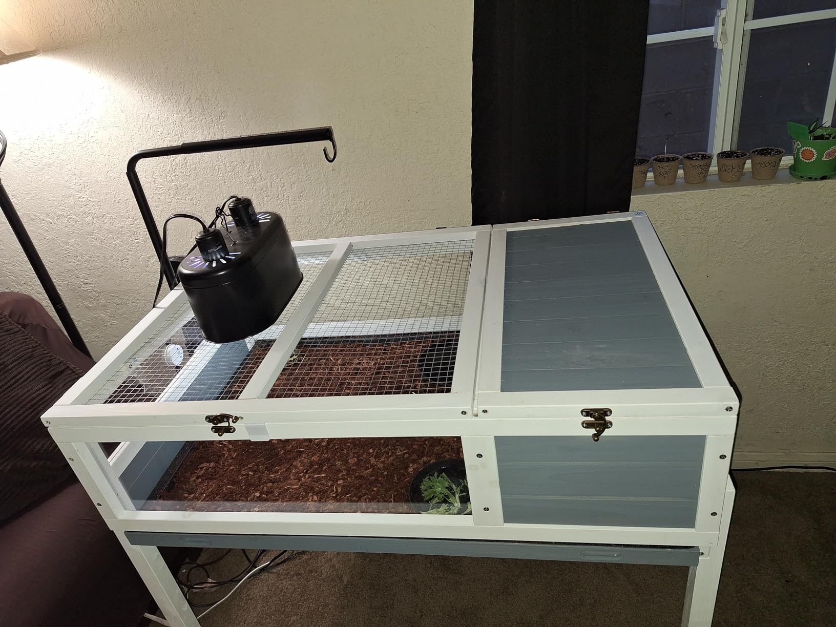 Tortoise Enclosure Turtle Cage Indoor Reptile for Small Animals Lizards customer photo 1