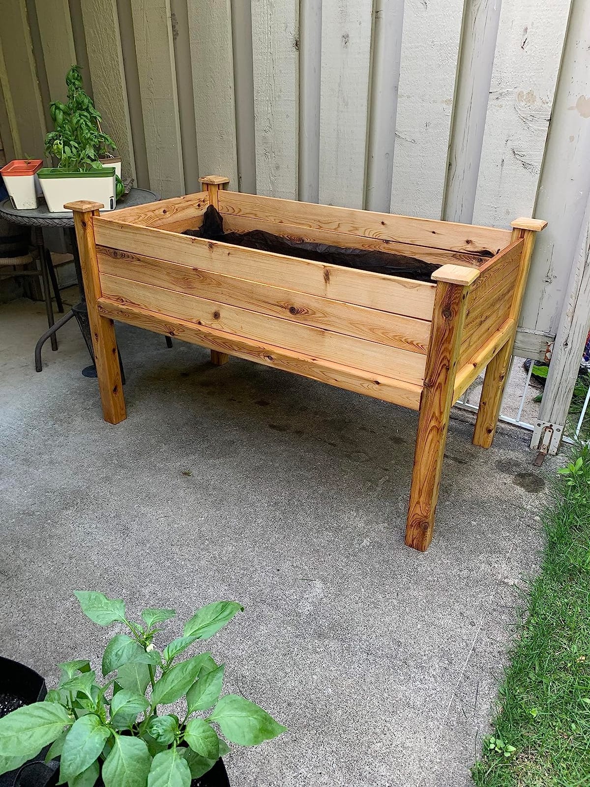 Greenes Fence Original Cedar Elevated Garden Bed, 24