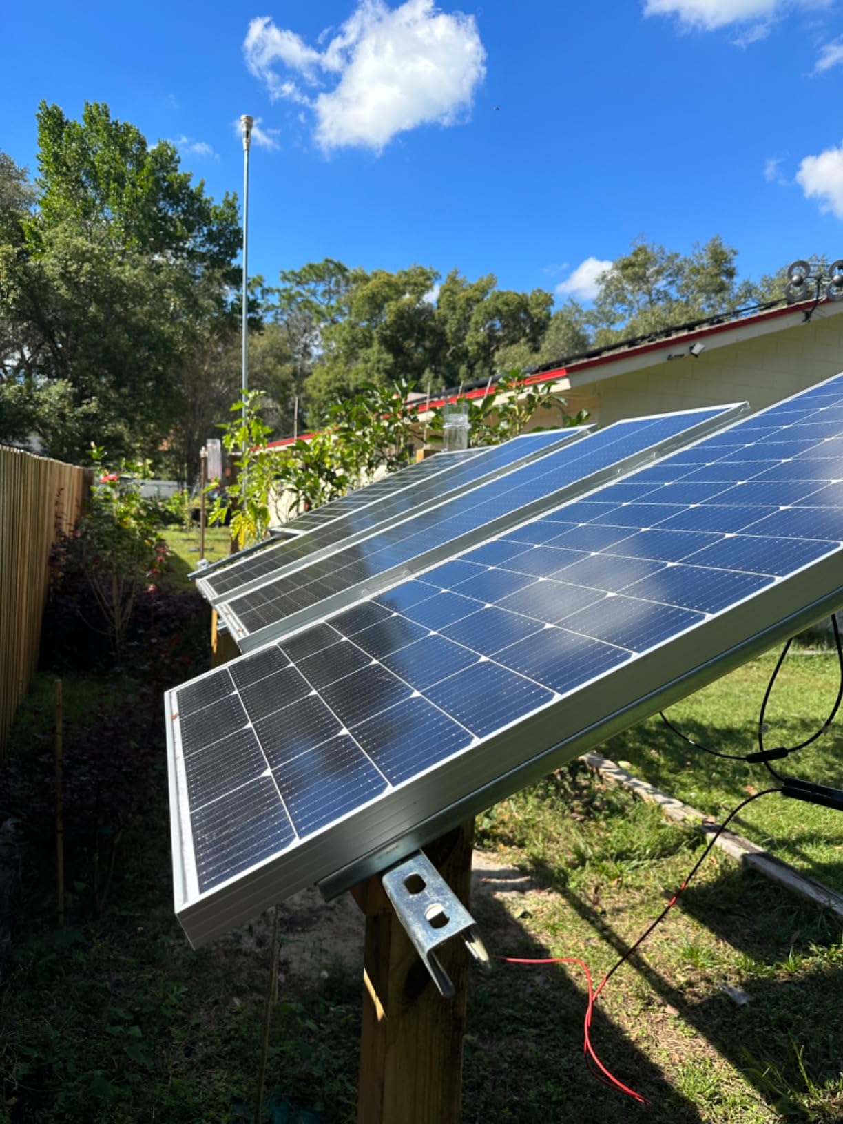 Solar Panel Kit 50W with 10A Charge Controller Monocrystalline Solar Panel Kit with Extension Cable for Car Roof RV Marine Rooftop Farm Battery and Other Off-Grid Applications customer photo 1
