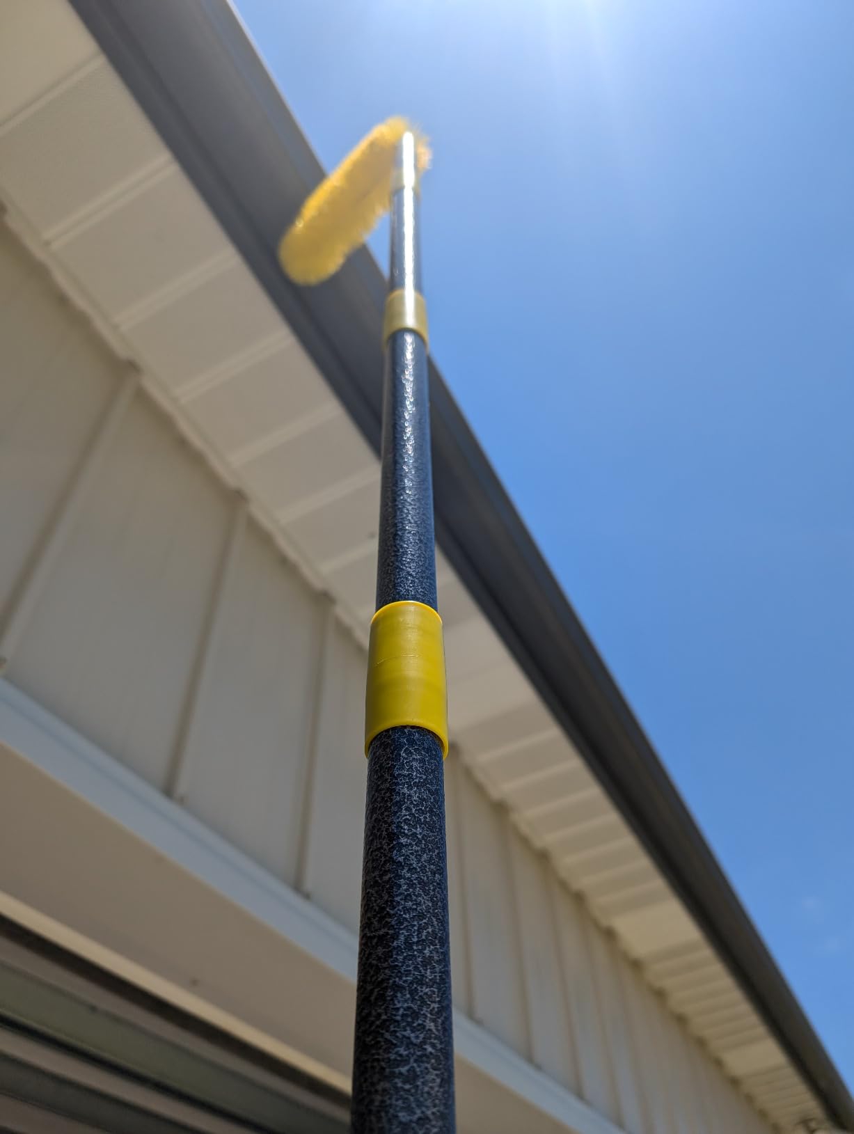 Gutter Cleaning Tools from The Ground, 10 FT Telescopic Brush customer photo 2