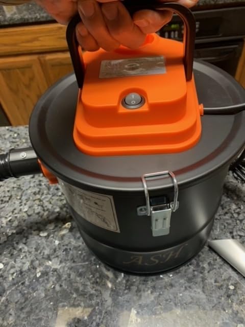 Ash Vacuum Cleaner, 2.6 Gallon 800W Fireplace Ash Vac, Blue customer photo 2