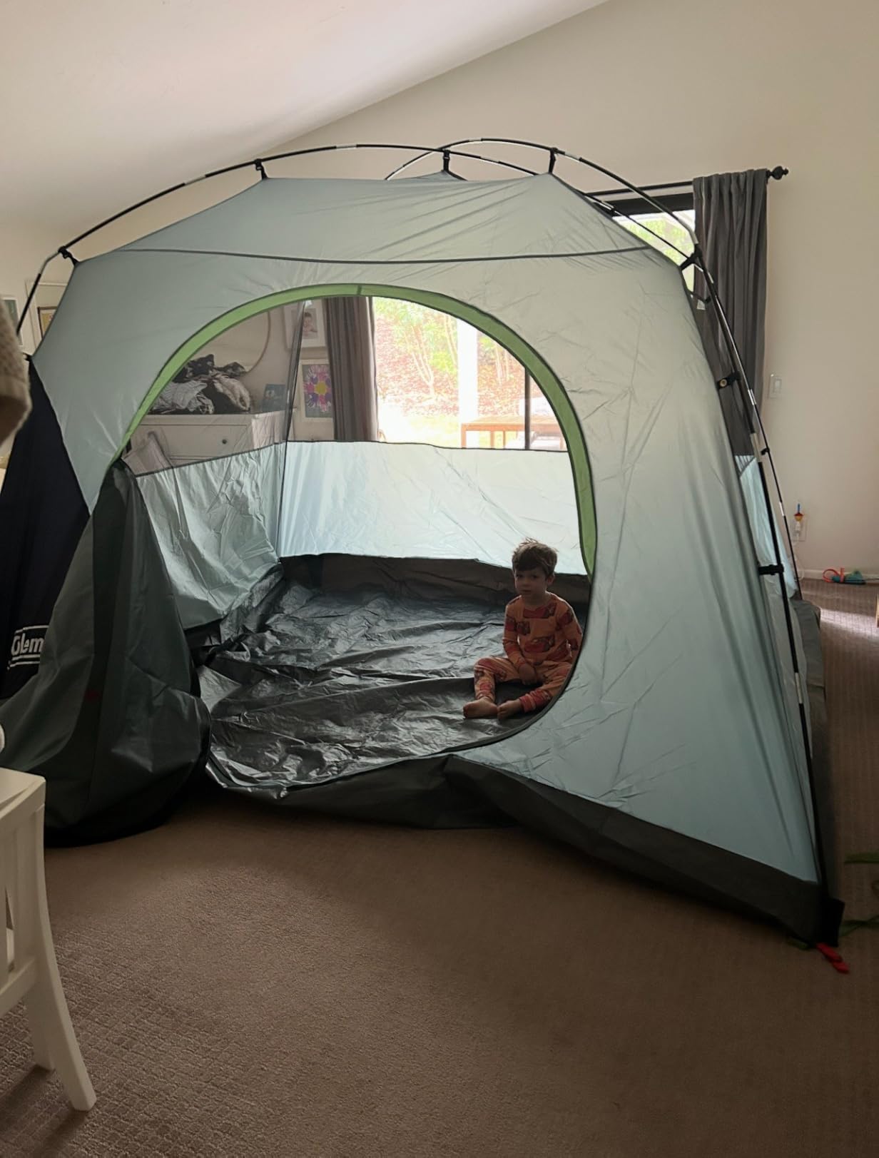 Coleman Skydome Camping Tent with 5 Minute Setup, 2/4/6/8 Person Weatherproof Tent with Rainfly & Carry Bag, 20% More Headroom Than Traditional Canopies customer photo 1