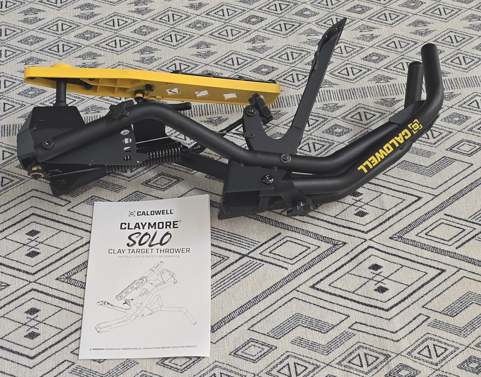 Caldwell Claymore Solo Manual Clay Target Thrower | Foot Pedal, Single & Double Throws, Adjustable Angles, Compact, Collapsible, Hands-Free customer photo 1
