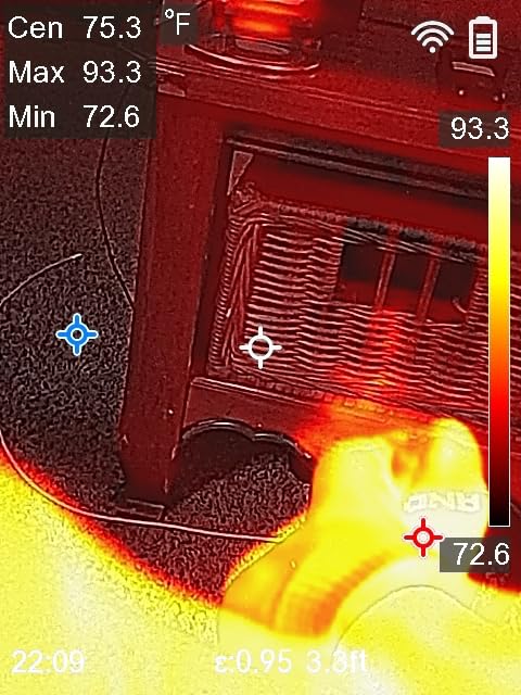 HSFTOOLS F2VW Thermal Camera with 2MP Visual Cam, 640x480 Super Resolution customer photo 2
