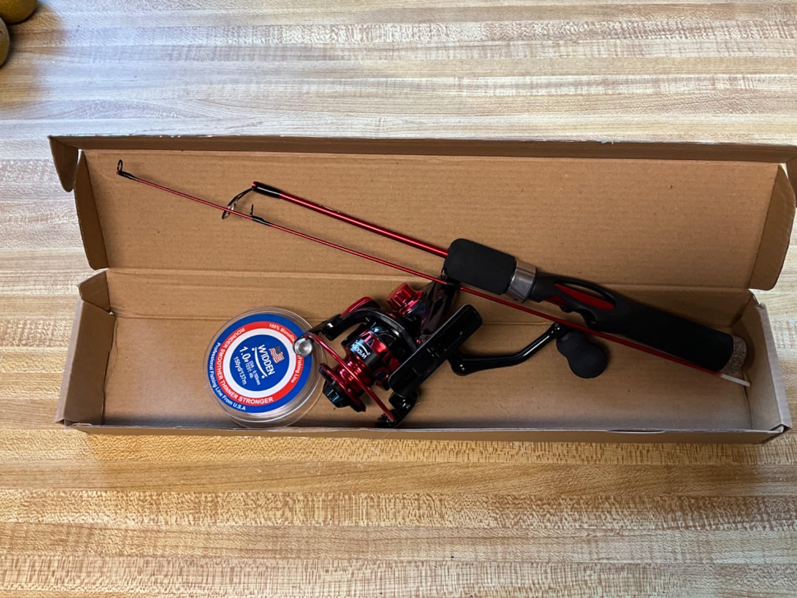 WIDDEN Ice Fishing Rod and Reel Combo, 27