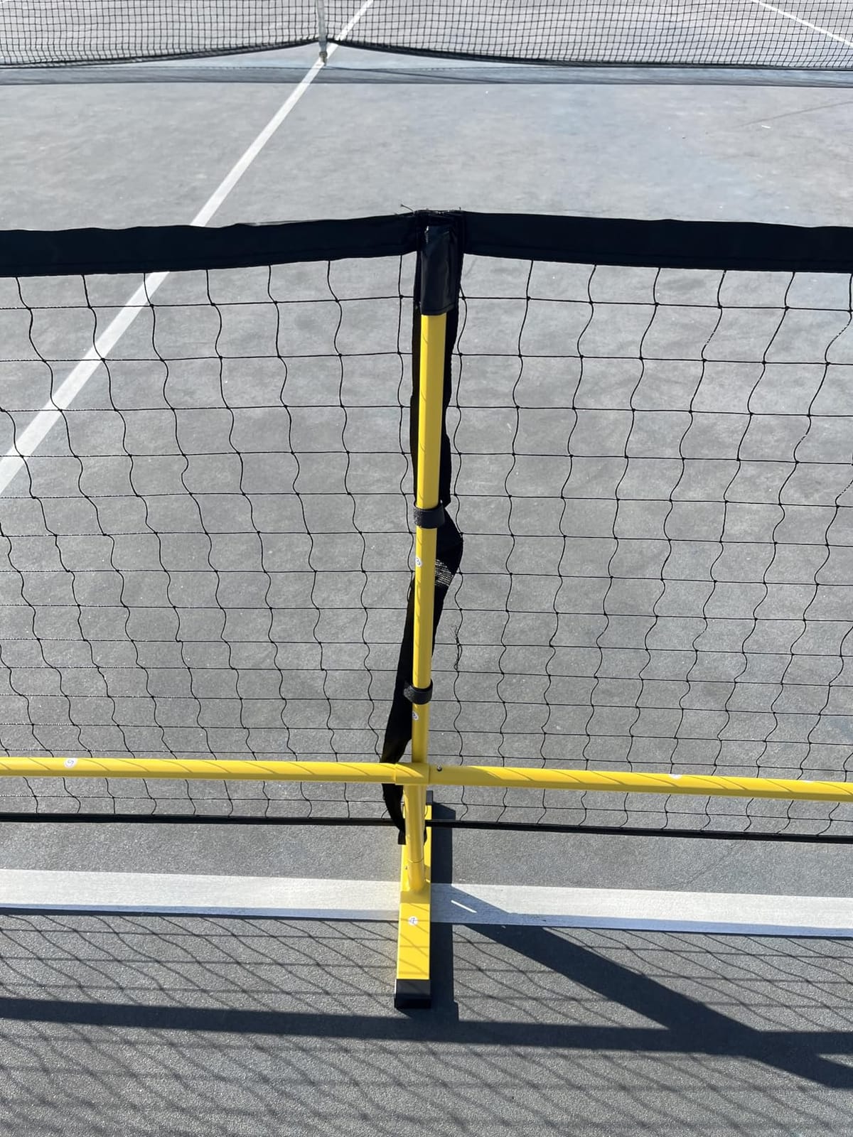 Portable Pickleball Net for Driveway, 22 FT Regulation Size & 11 FT Half Court Size Pickle Ball Net with Ball Collector, 2-in-1 Pickle Ball Net with Carry Bag for Garages Backyard customer photo 1