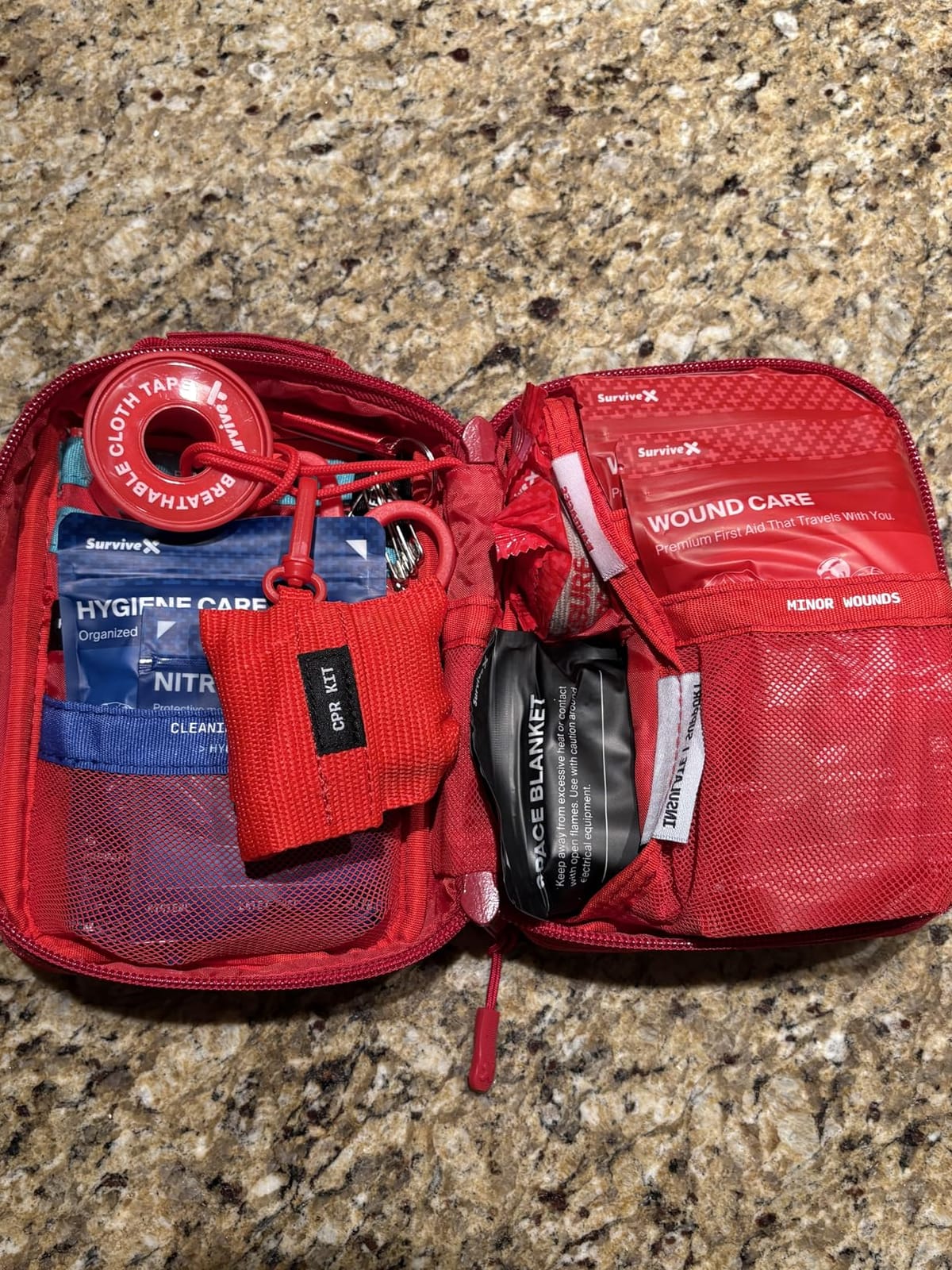 SurviveX Small First Aid Kit, Emergency Kit for 1-2 People customer photo 2