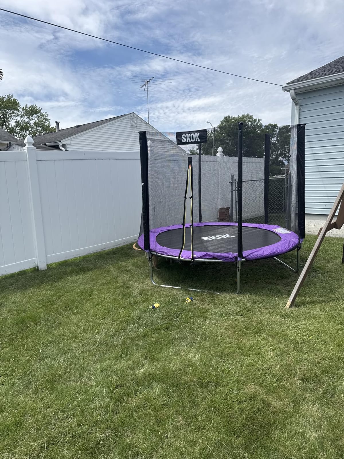 SKOK Trampoline for Kids,400LBS Outdoor Trampoline with Net-ASTM Approved Trampoline for Children and Adults customer photo 2