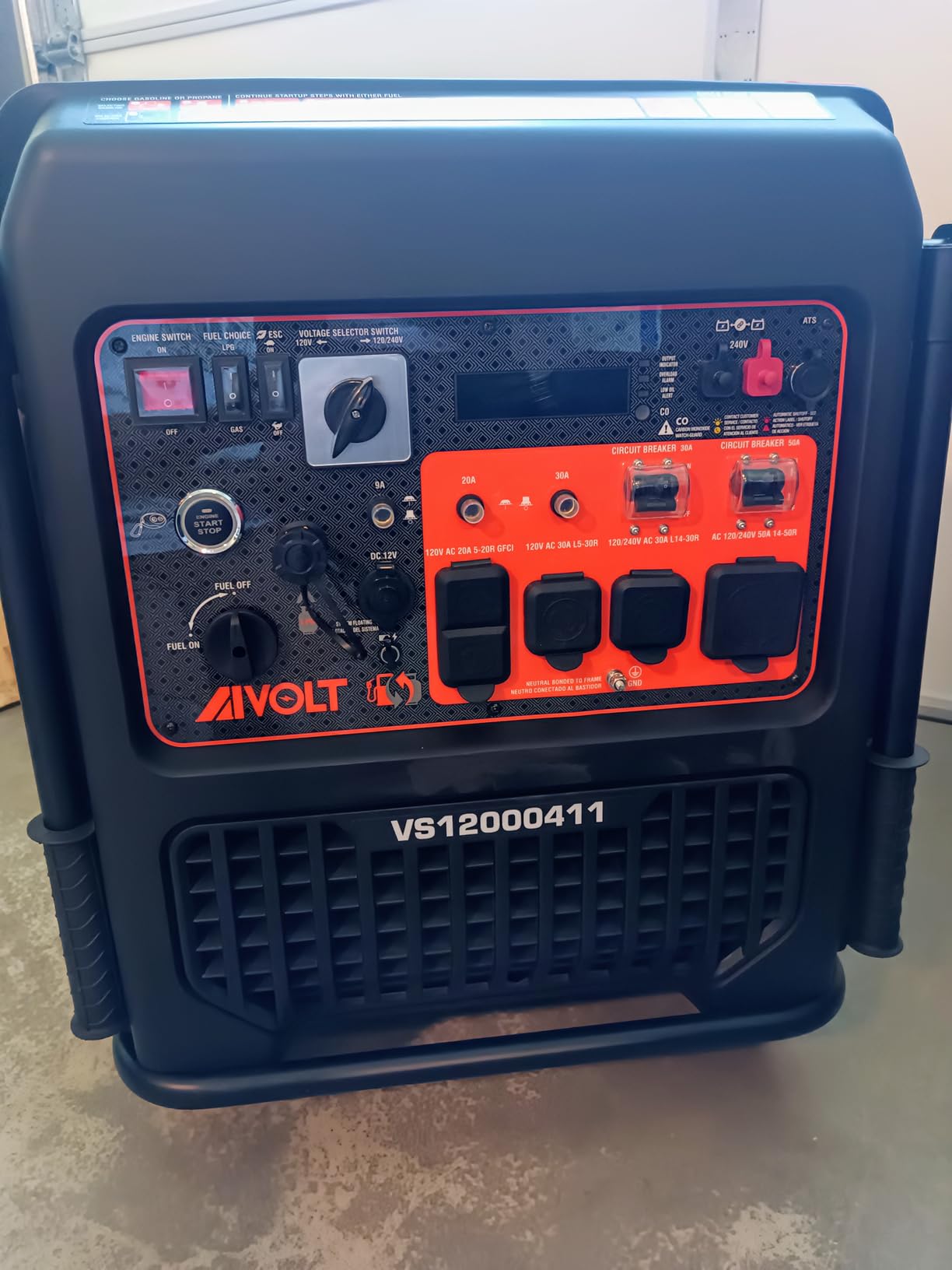 AIVOLT 11250W Dual Fuel Inverter Generator 50A for Home Backup customer photo 2