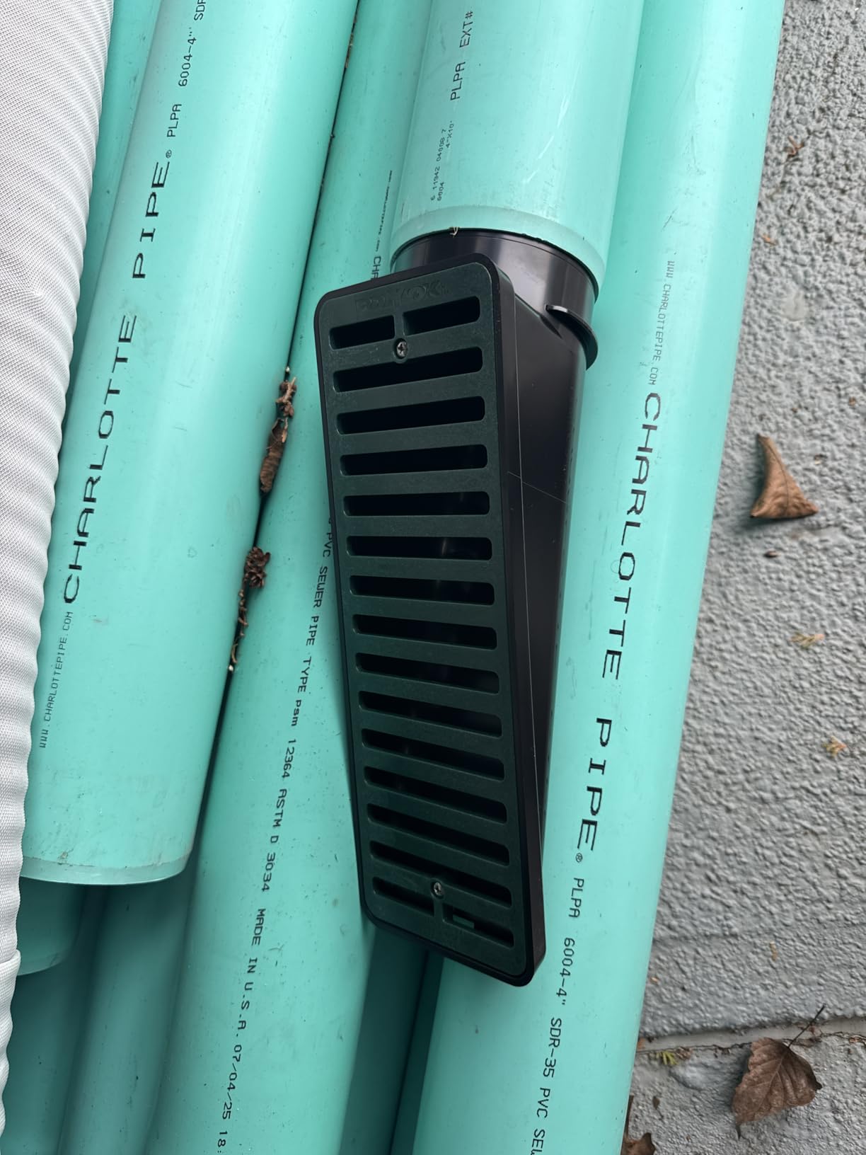 4-in-1 Slope Drain/Miter Drain/Angled Drain (for 4