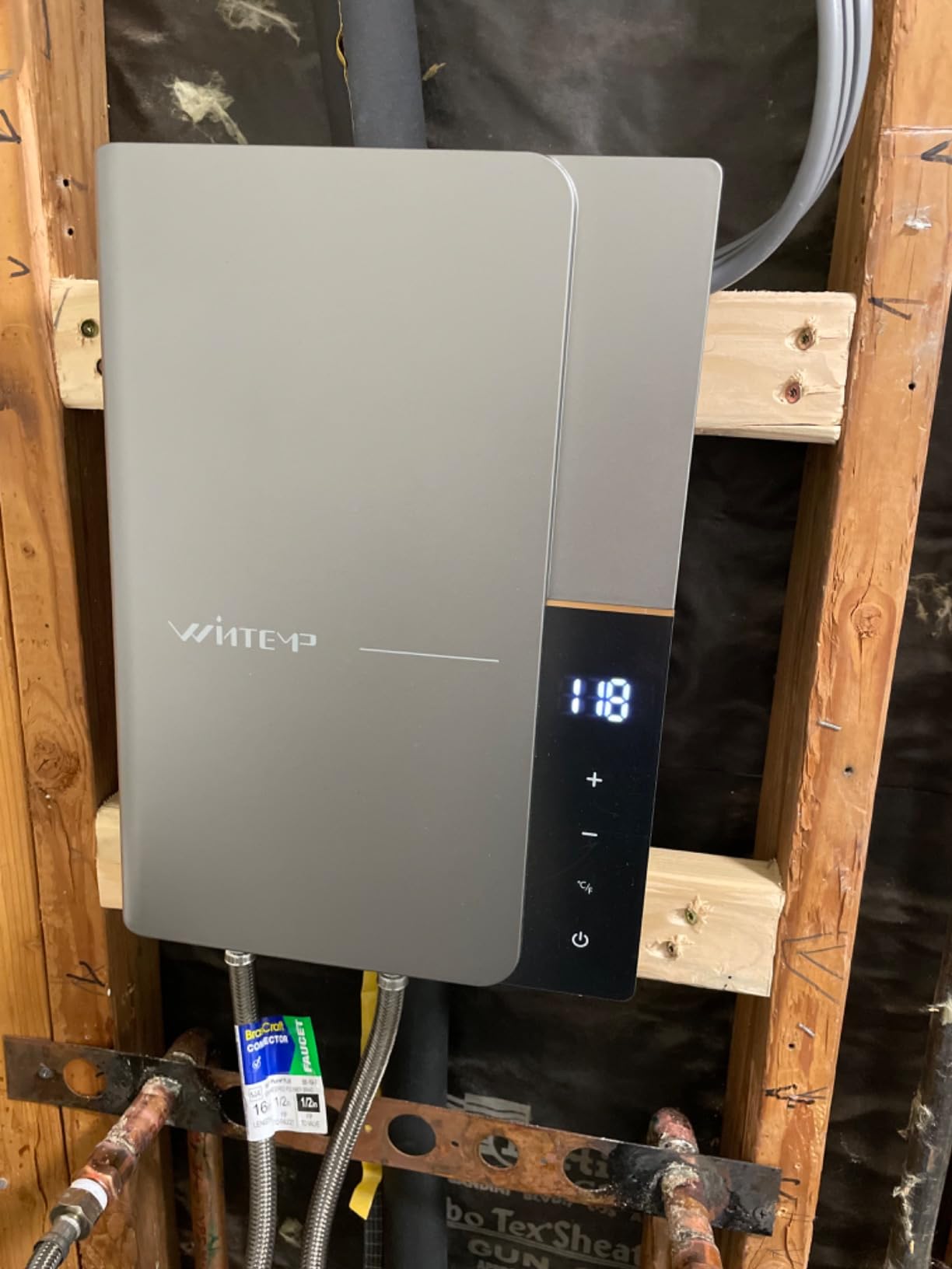 11kW Electric Tankless Water Heater 240V On Demand Hot Water customer photo 2