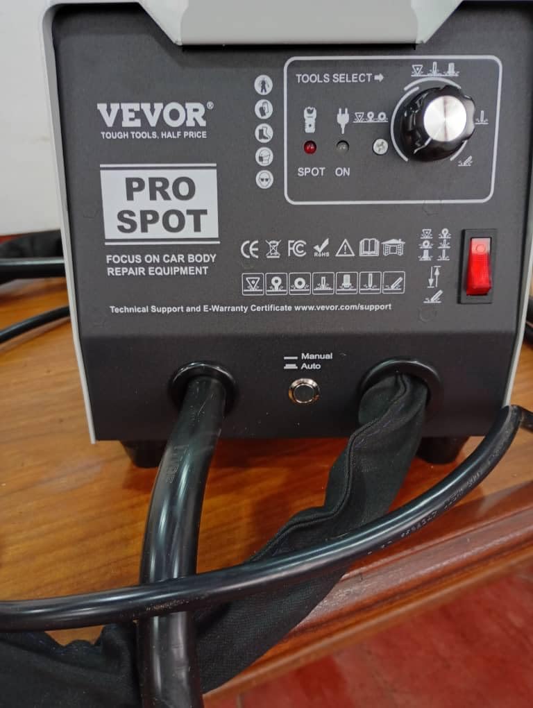 VEVOR Stud Welder Dent Repair Kit, 1.8KW Spot Welder Dent Puller with Auto/Manual Welding & 7 Versatile Modes, 110V Auto Body Spot Welding Dent Puller Machine for Car, Truck Dent Repair customer photo 1