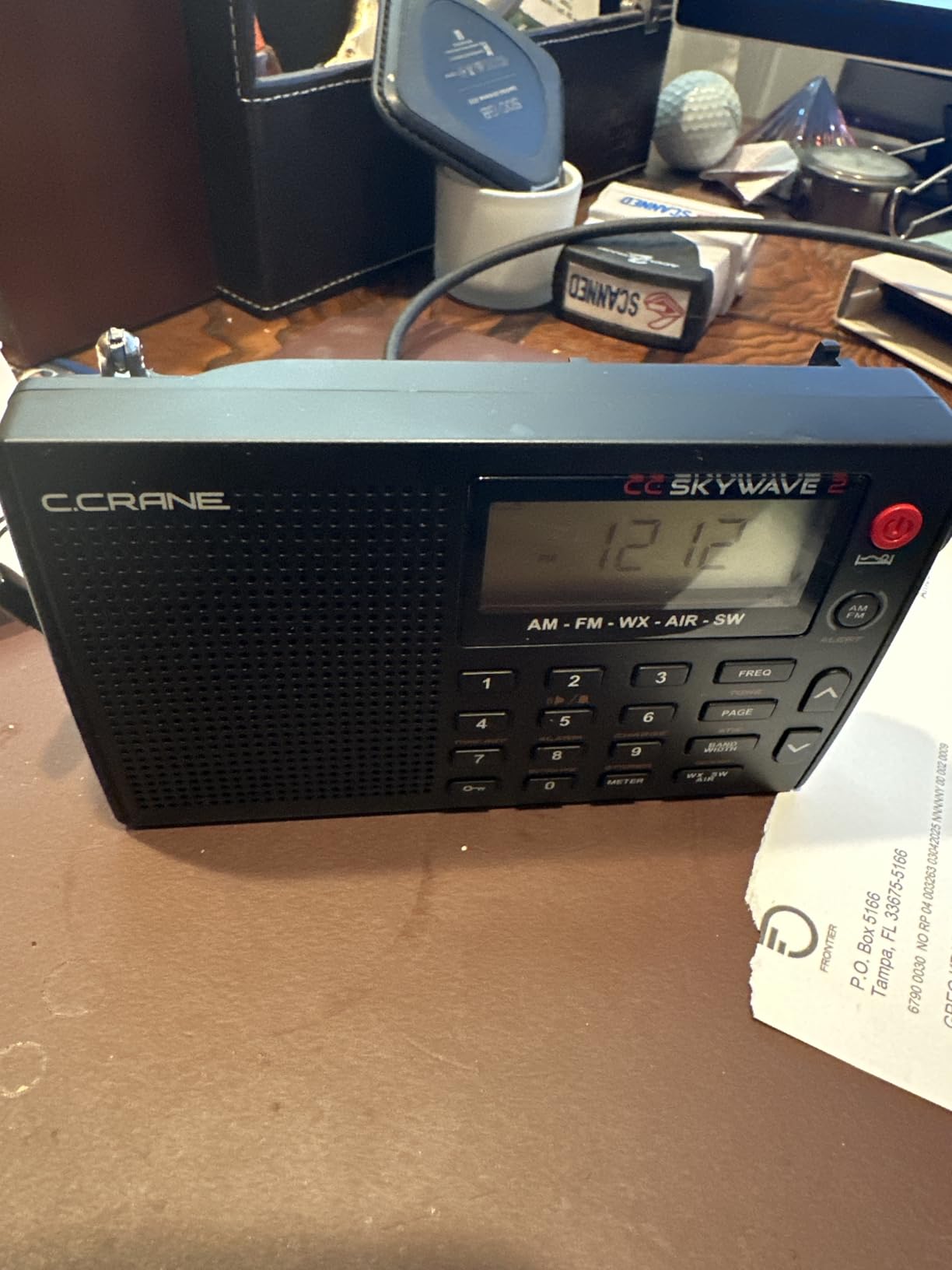 C. Crane CCRadio Solar with Bluetooth Receiving, Emergency Crank NOAA Weather AM/FM– Multi Powered Radio - Built in LED Flashlight and Cellphone Charger customer photo 1