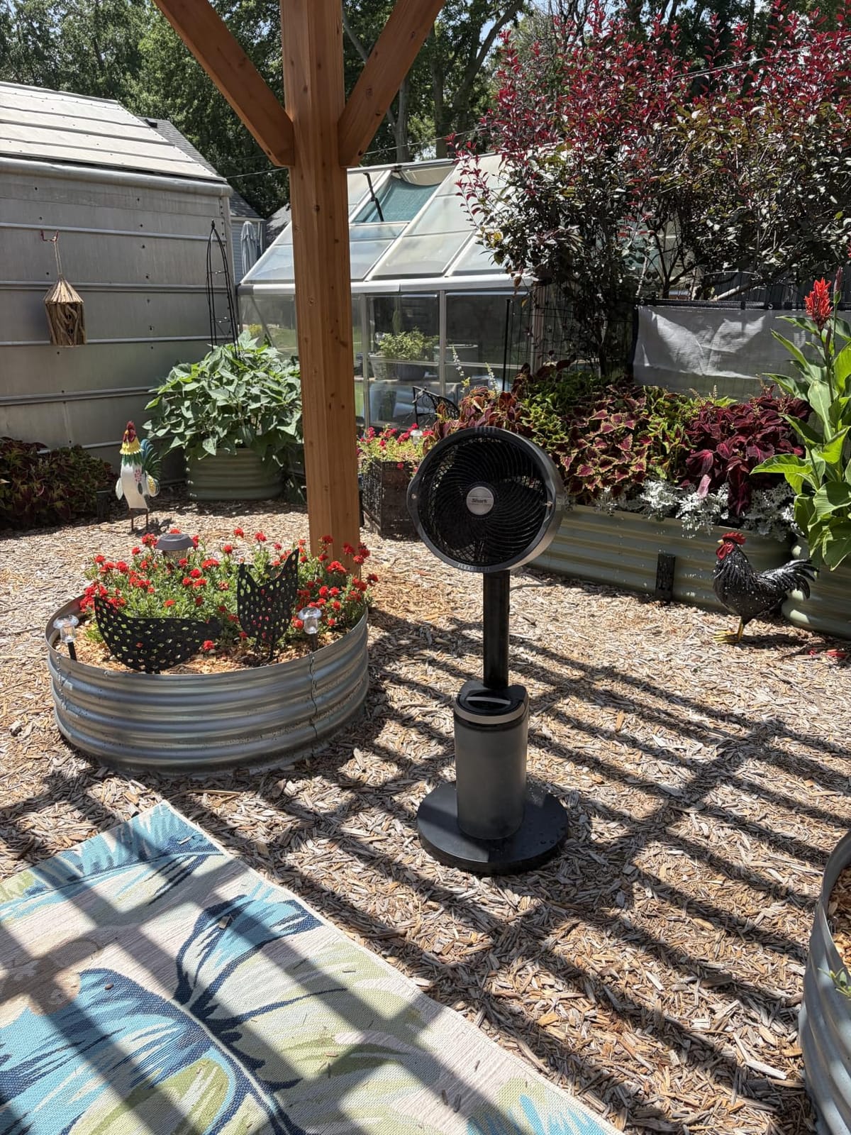 Shark FlexBreeze Pro Mist 2-in-1 Fan with Integrated Mist, Charcoal, FA302 customer photo 1
