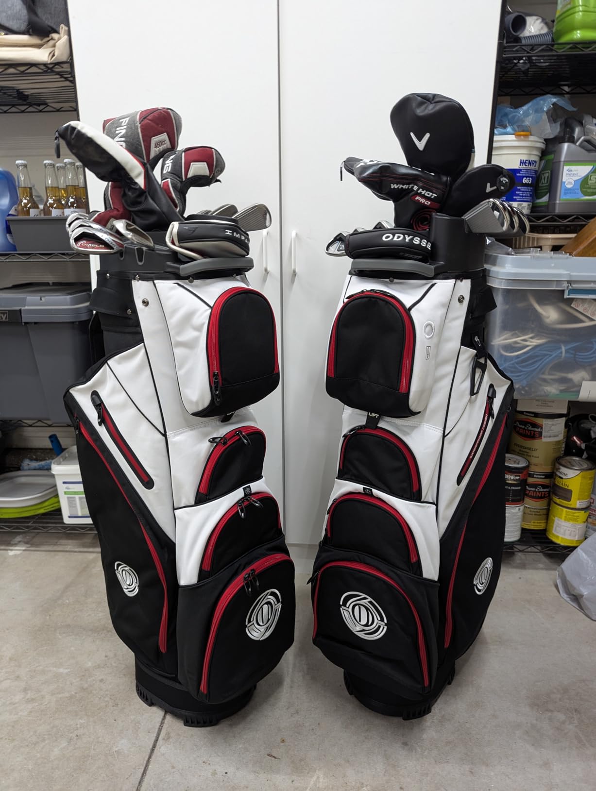 Shopsource Golf Cart Bag, 14 Way Molded Lock Top Club Bag with Full-Length Dividers, Upgrade 900D Oxford Silence Cart Bags for Men with Handles Ergonomic Strap, Stable Base customer photo 2