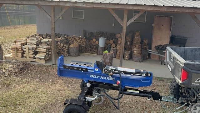 BILT HARD 40-Ton Gas Powered Log Splitter, Horizontal/Vertical Full Beam Wood Splitter with Auto Return, 4-Cycle 389cc OHV Engine, 2 Stage Gear Pump, Gas Firewood Splitting Wood Machine customer photo 1