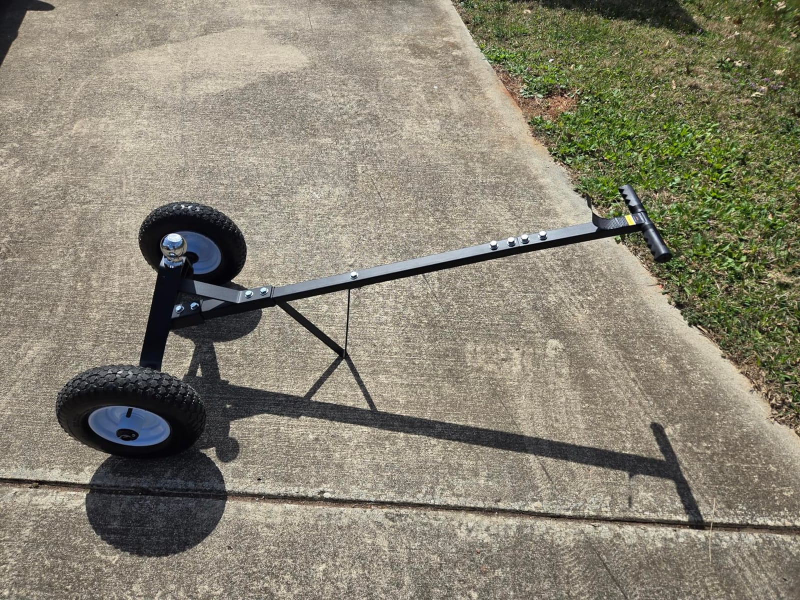 Trailer Dolly, 600LBS Capacity, 1-7/8” Hitch Ball with 12” Solid Tires customer photo 1