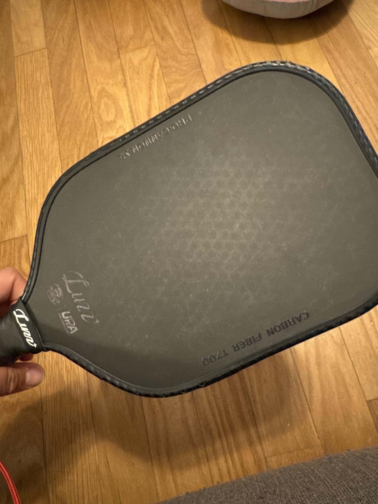 Luzz Pickleball Paddle Cannon Thermoformed T700 Carbon Fiber Honeycomb Core customer photo 2