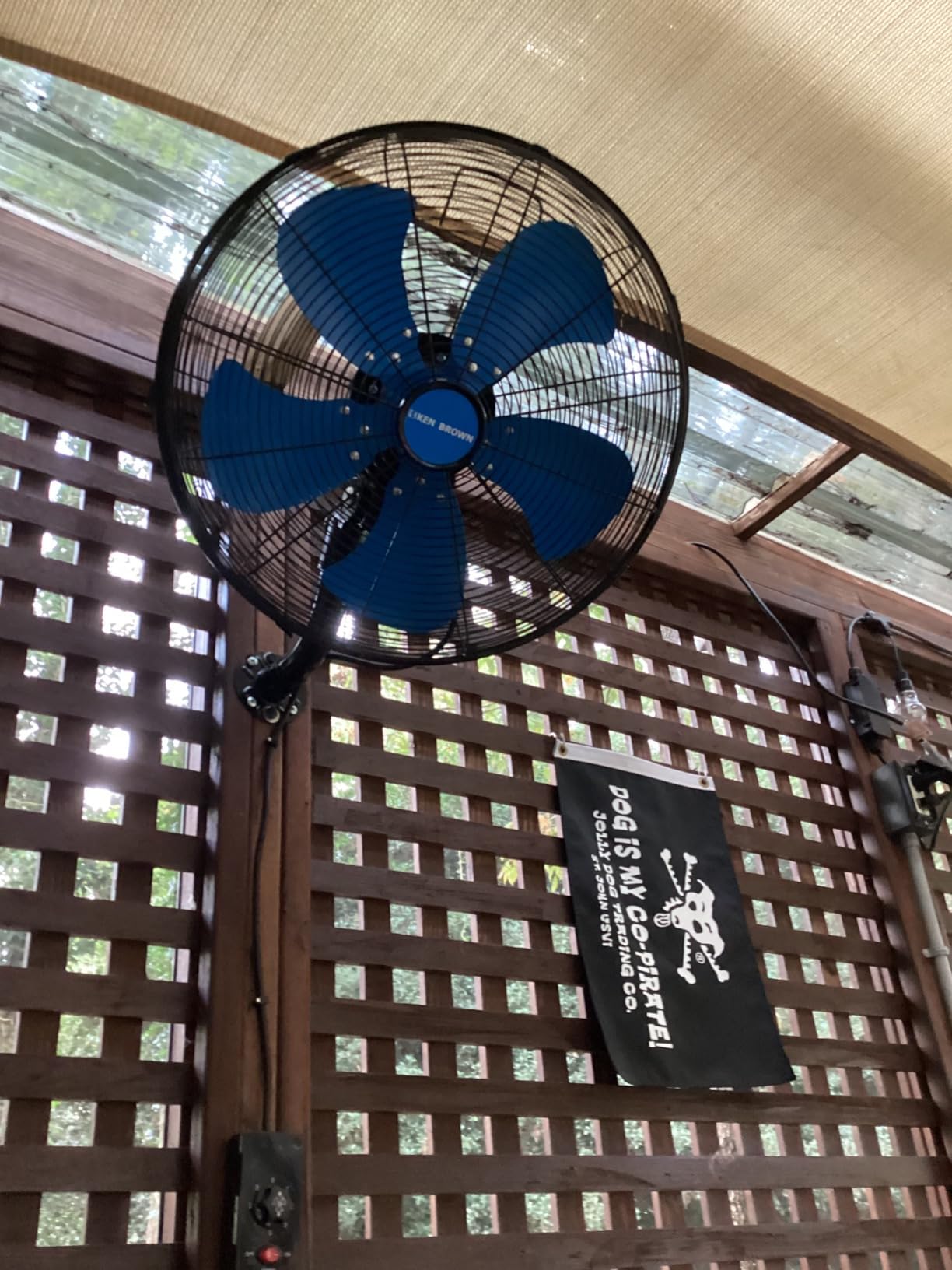 KEN BROWN 20 Inch Wall Mount Fan or Floor Fan 5000 CFM, High Velocity Industrial Shop Fan with Dual 720° Rotation, 3-Speed Heavy Duty Metal for Garage, Patio, Barn, Porch customer photo 1