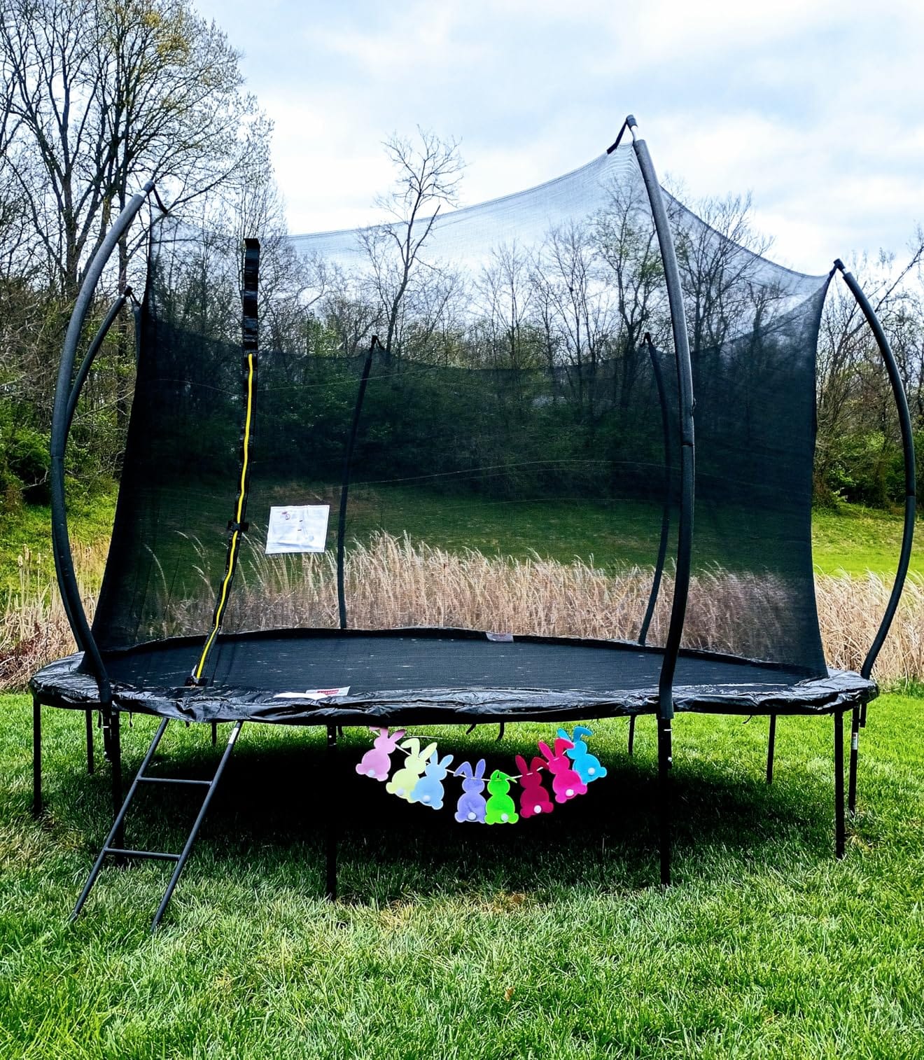 ALTLER Trampoline 12FT 14FT Enclosure Net Outdoor Jump for Kids and Adults Round ASTM Approved Heavy-Duty Bounce Mat with Enhanced Weight Capacity customer photo 2