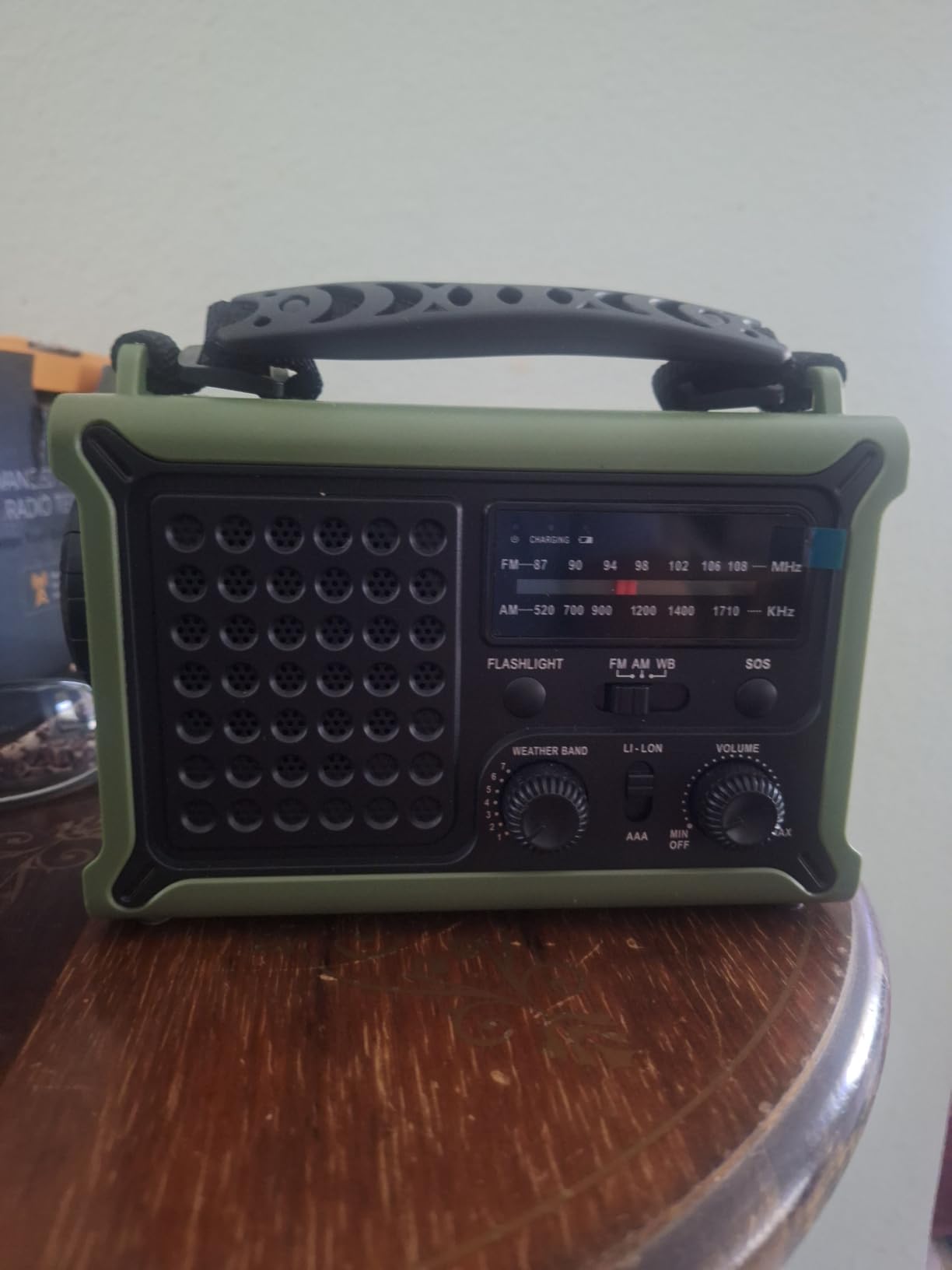 Solar Radio Emergency Hand Crank 12000mAh with Clear Signal customer photo 2