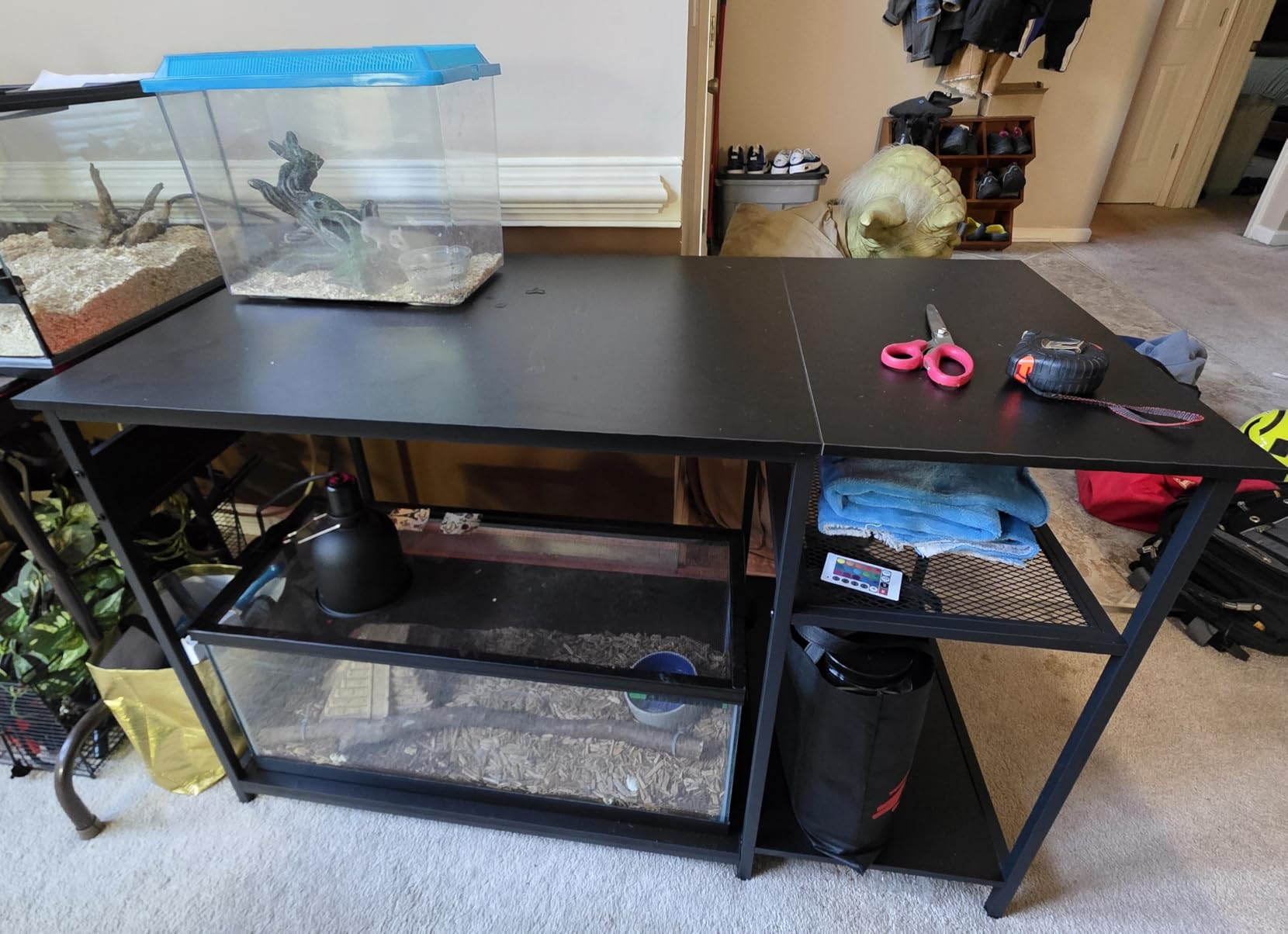 Reptile Tank Stand with Power Outlets,48